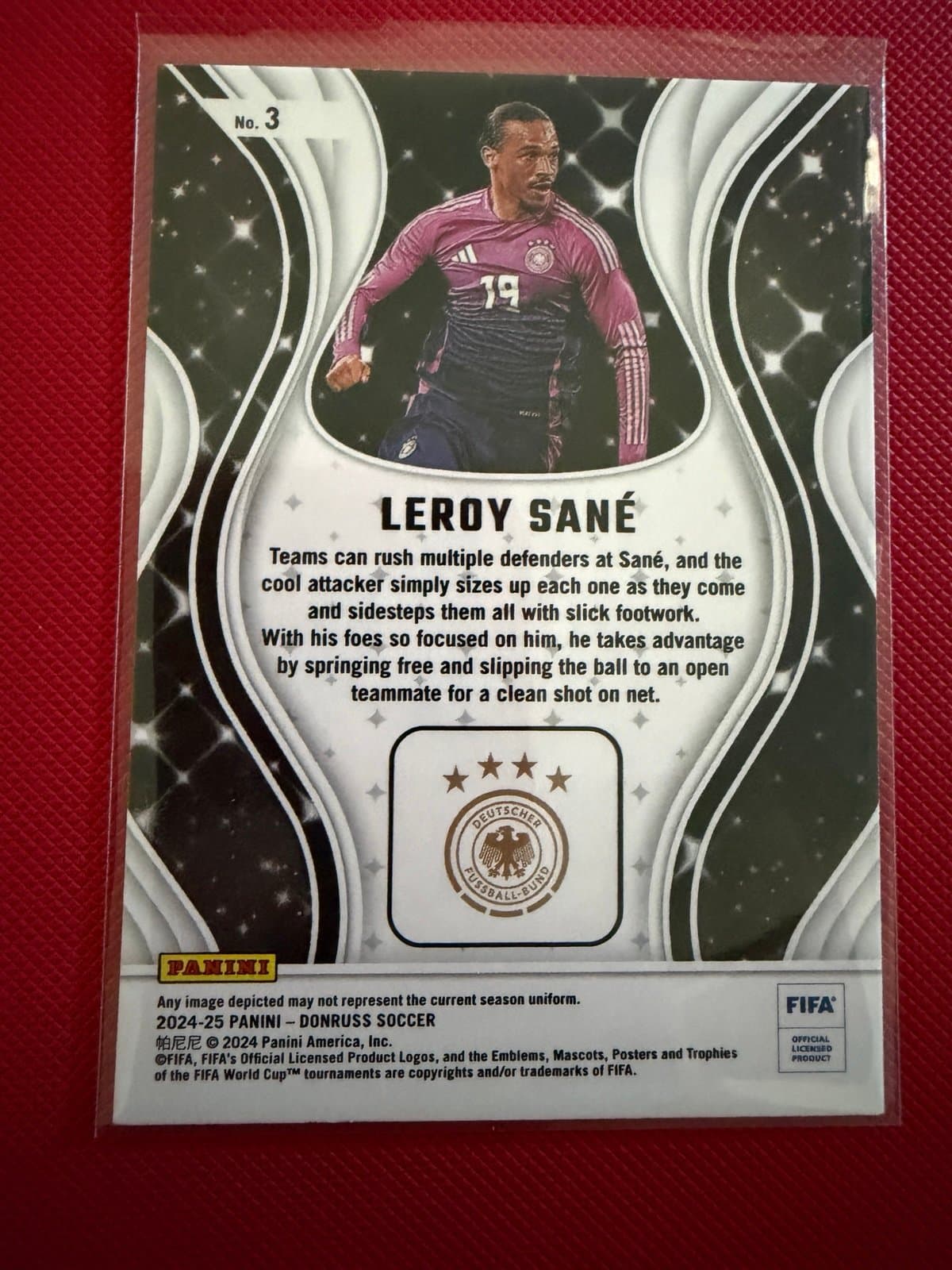 Leroy Sane 2024-25 Donruss Magicians #3 - Thumbnail 2