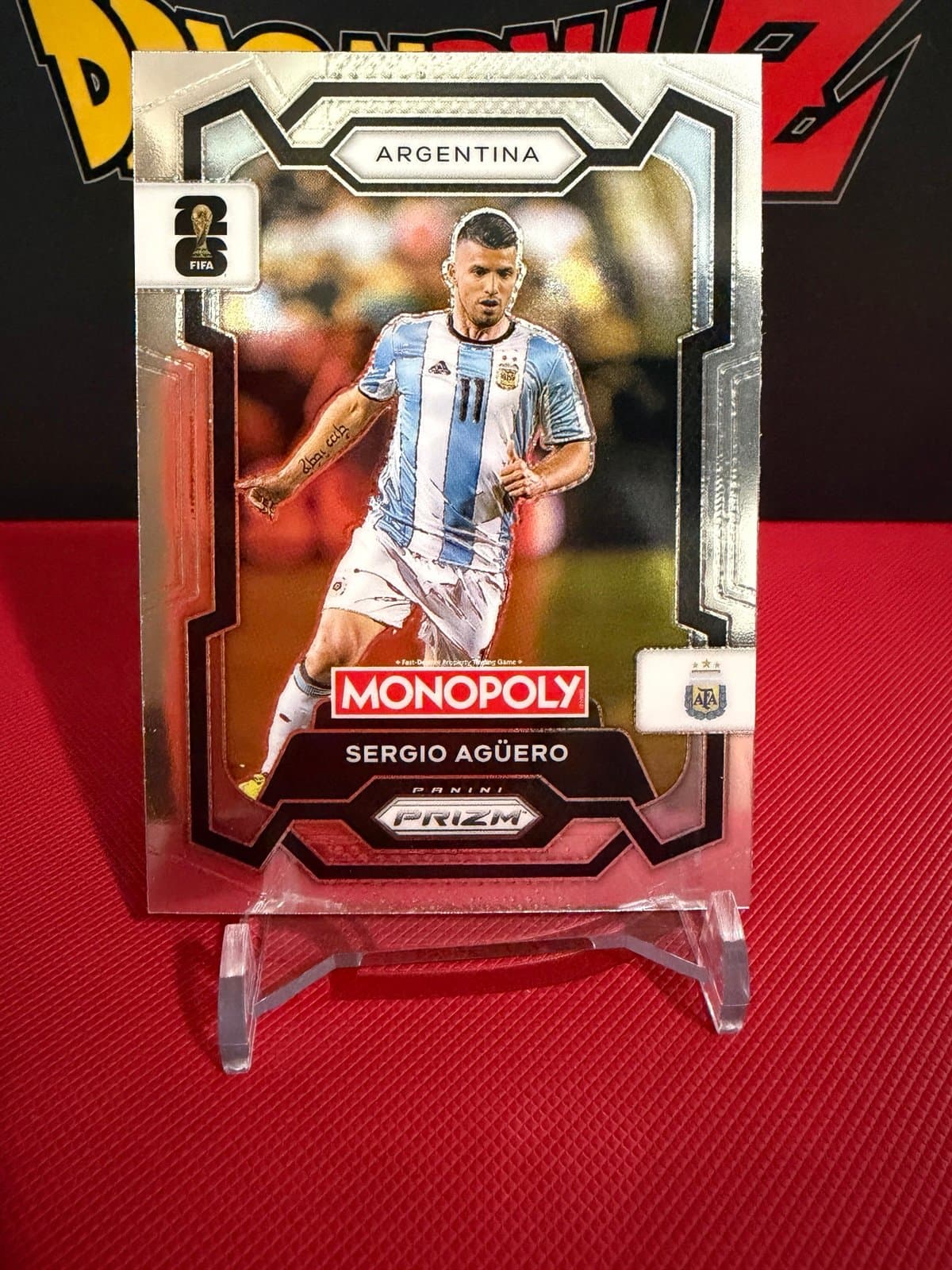 SERGI0 AGUERO Argentina #6 Base • 2026 Panini Prizm Monopoly World Cup Soccer