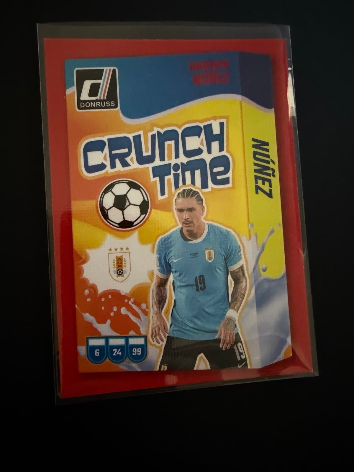 2024-25 Panini Donruss FIFA Crunch Time Red Darwin Nunez #3