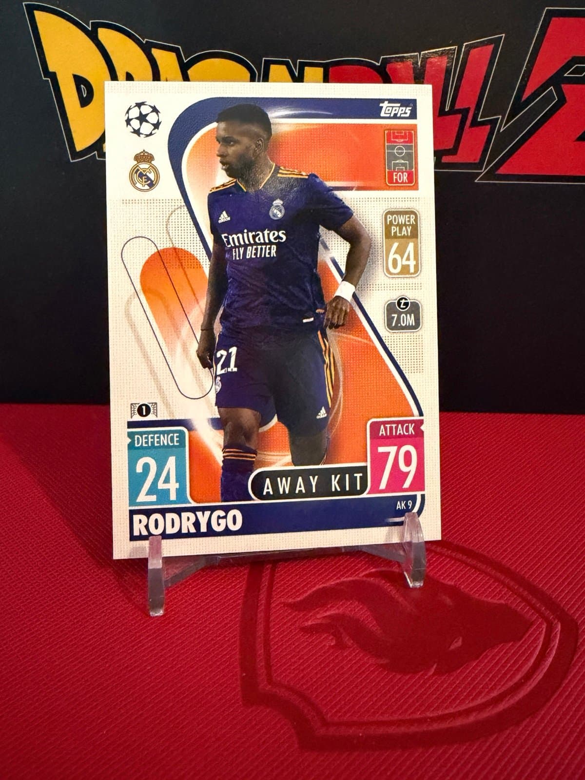 2021/2022 Topps Match Attack Rodrygo Real Madrid #Ak9 - Thumbnail 2
