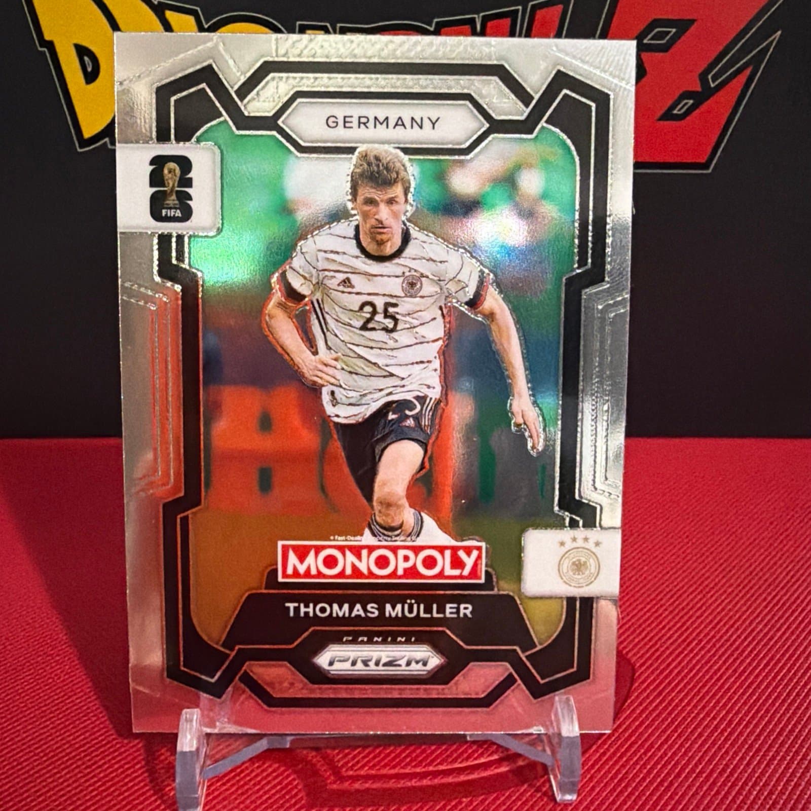 2026 Prizm Monopoly FIFA World Cup Soccer Thomas Muller #59 Germany - Image 1
