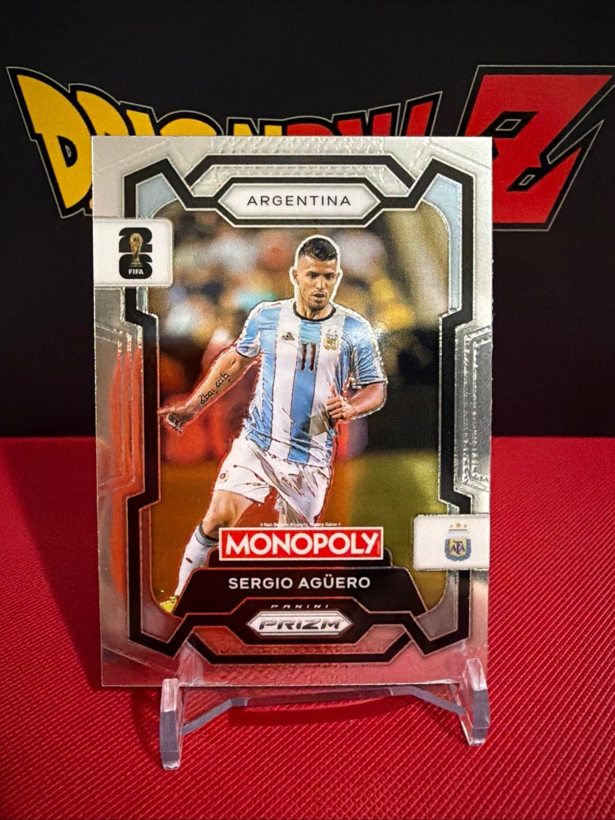 SERGI0 AGUERO Argentina #6 Base • 2026 Panini Prizm Monopoly World Cup Soccer - Thumbnail 3