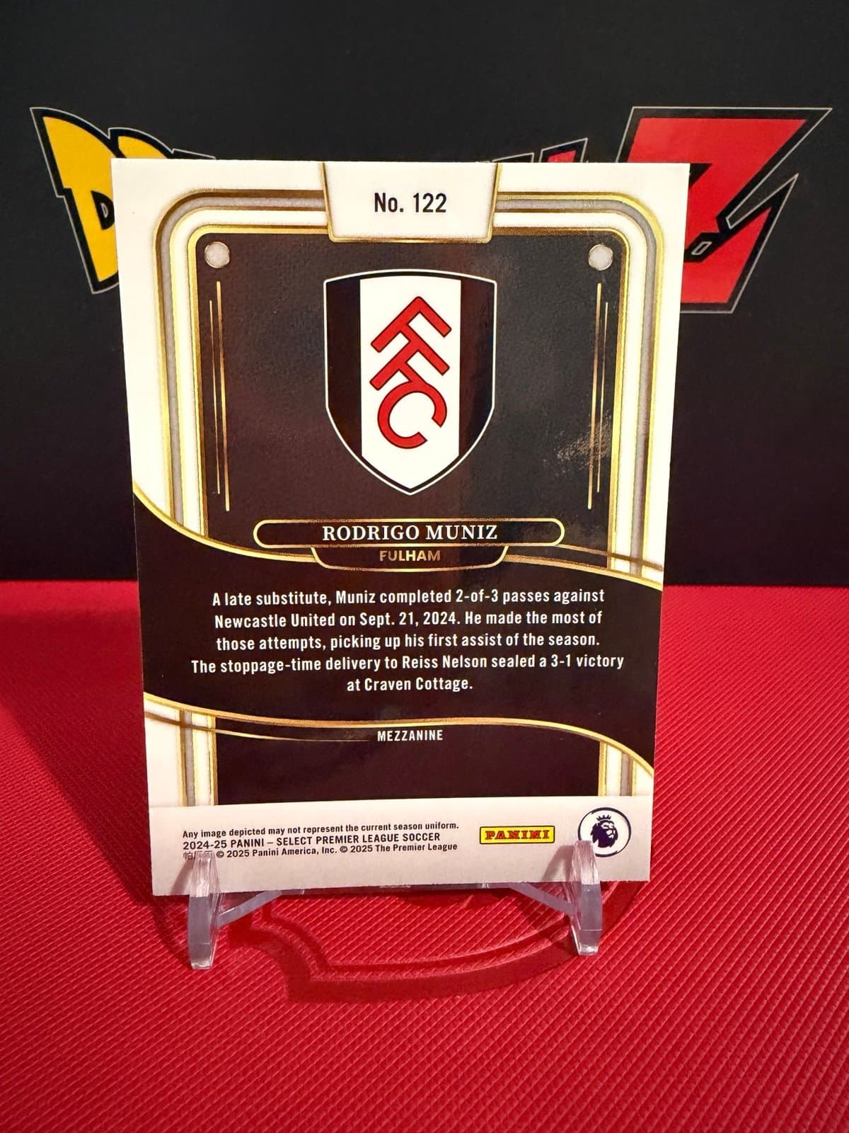 Rodrigo Muniz 2024-25 Panini Select Premier League Mezzanine Silver #122 - Thumbnail 2