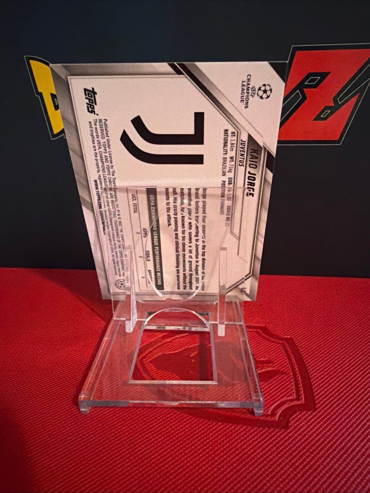 2022 Topps UEFA Champions League Kaio Jorge Rookie Juventus #196 - Thumbnail 3