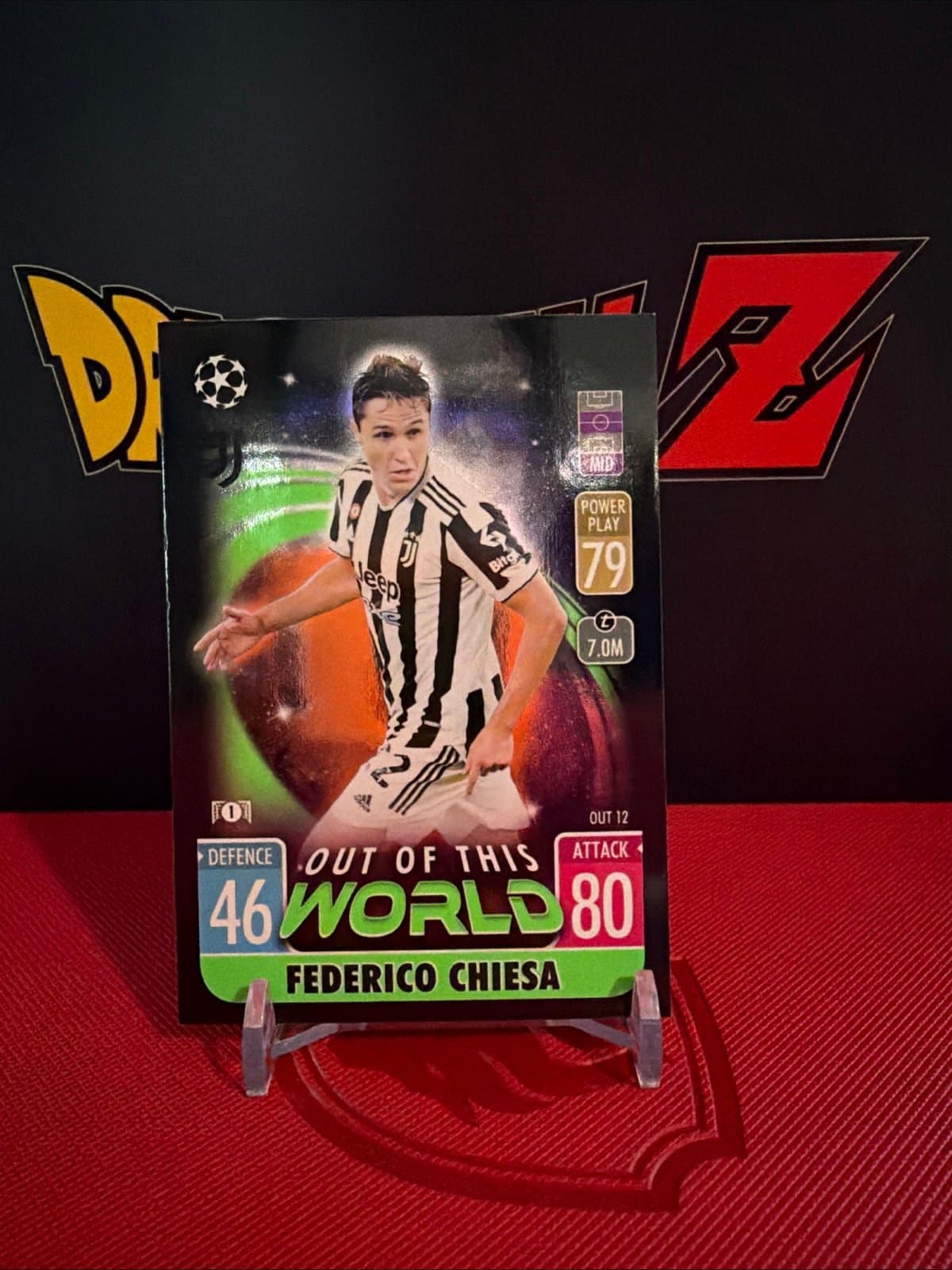 FEDERICO CHIESA 2022 Topps Match Attax EXtra Out of This World #OUT-12 Juventus - Image 1