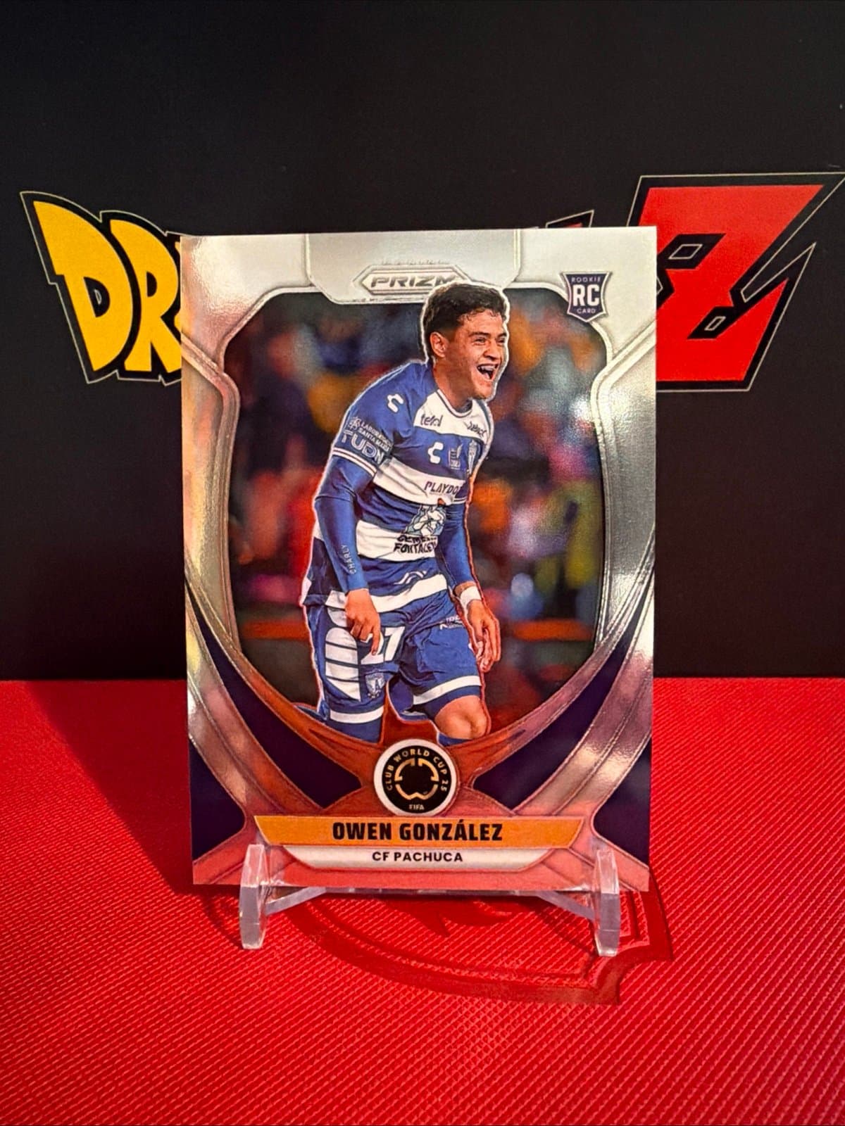 2025 Panini Prizm FIFA Club World Cup Soccer RC #148 Owen Gonzalez - CF Pachuca