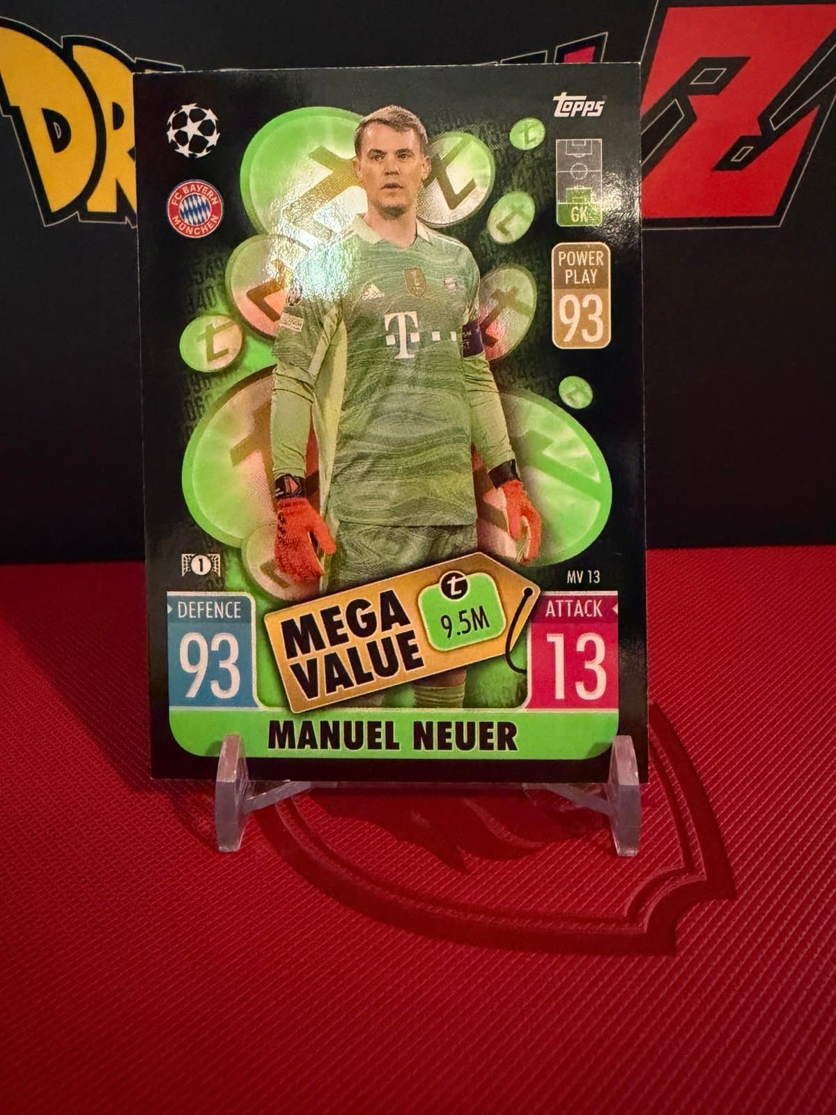 2021-22 Topps Match Attax - Mega Value Manuel Neuer #MV13 Bayern Munich Germany - Thumbnail 2