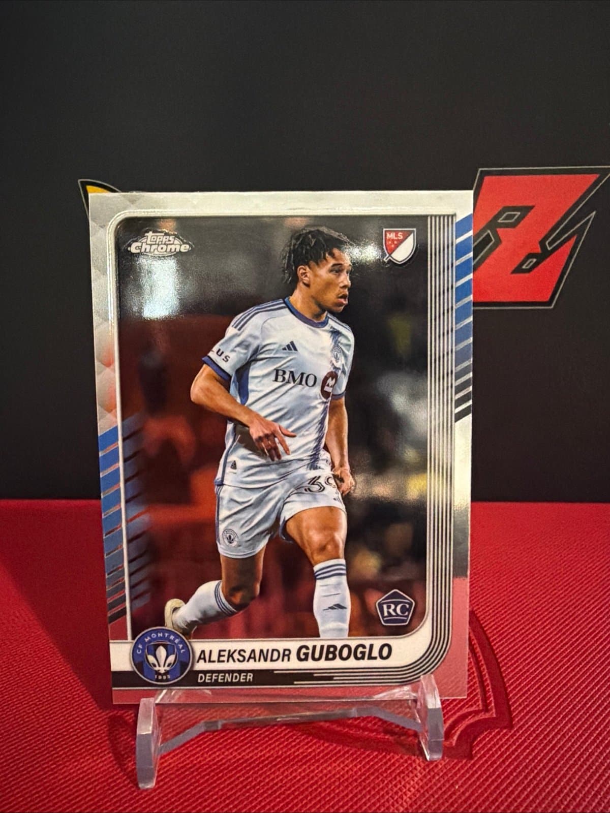 2025 Topps Chrome MLS - Aleksandr Guboglo #32 White Lava Refractor RC - Thumbnail 2