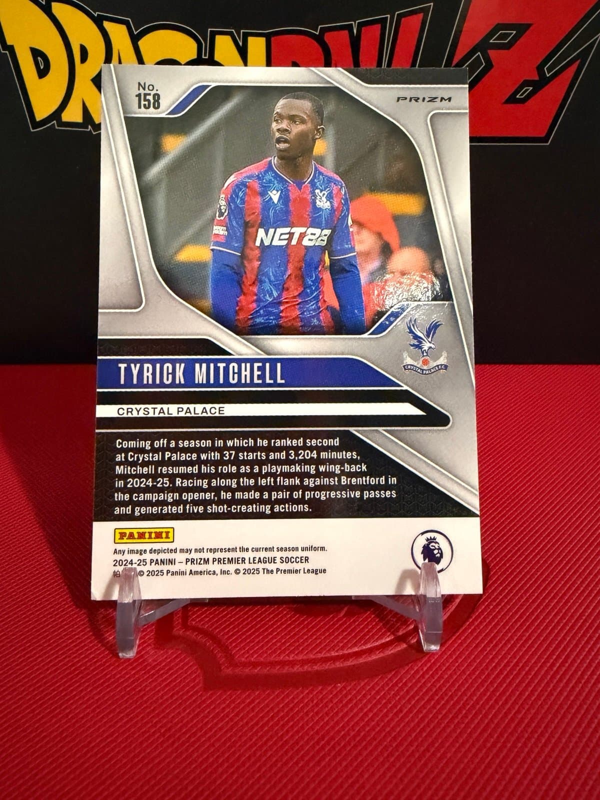 Tyrick Mitchell 2024-25 Panini Prizm Premier League Blue Ice Prizm #158 - Thumbnail 2
