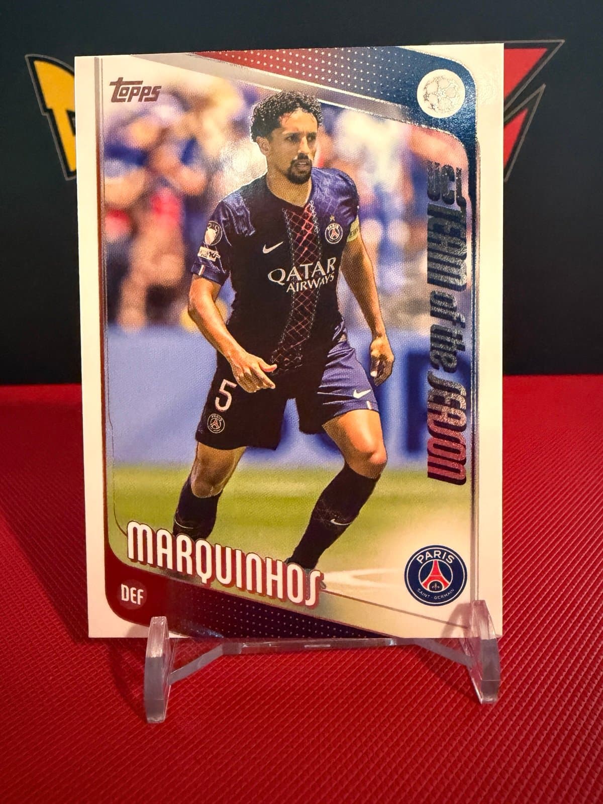 2025-26 Topps FLAGSHIP UEFA Club Competitions #92 Marquinhos, Paris Saint-Germai - Image 1