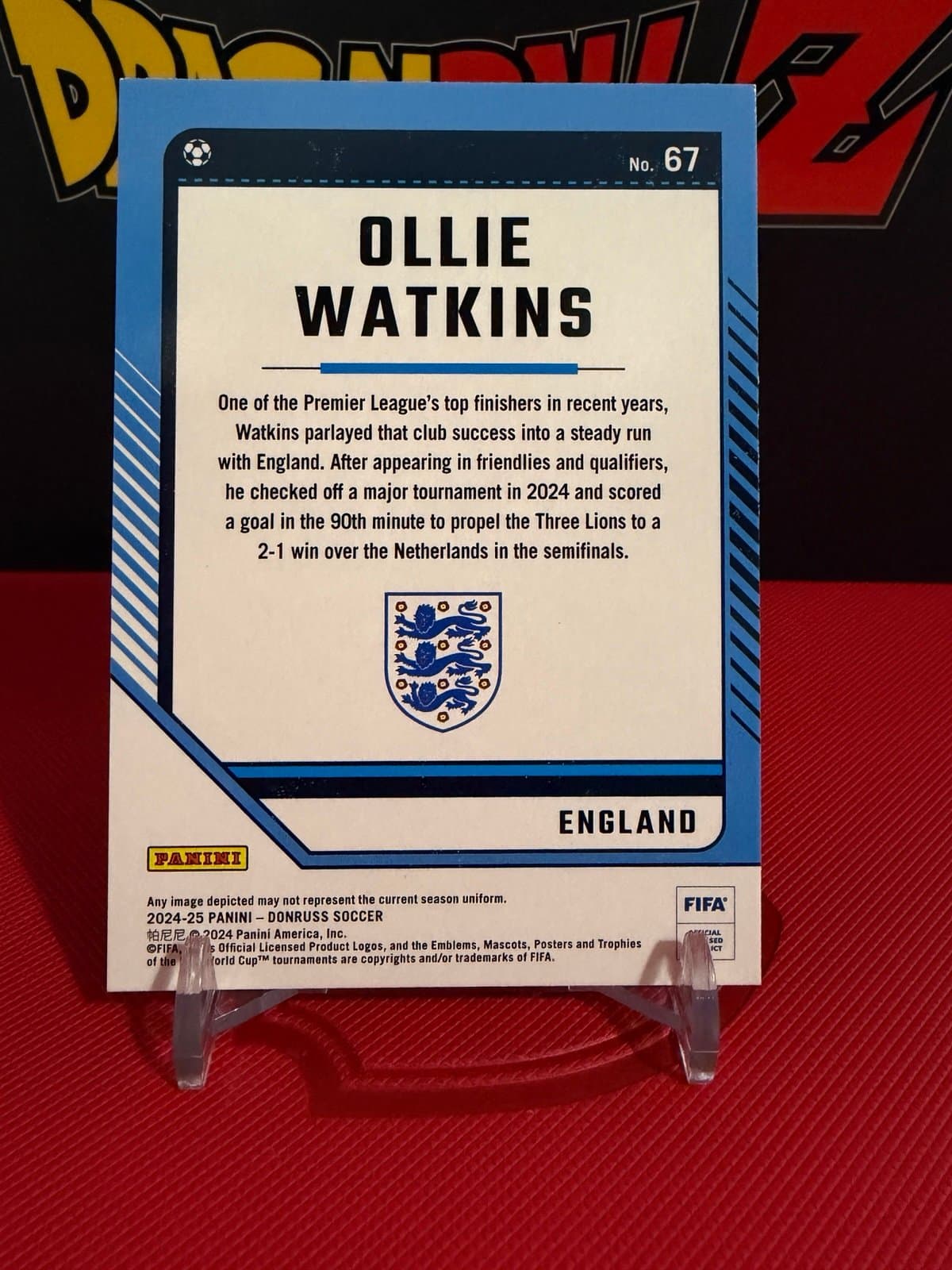 2024-25 Panini Donruss Fifa - Ollie Watkins #67 Cubic - Thumbnail 2