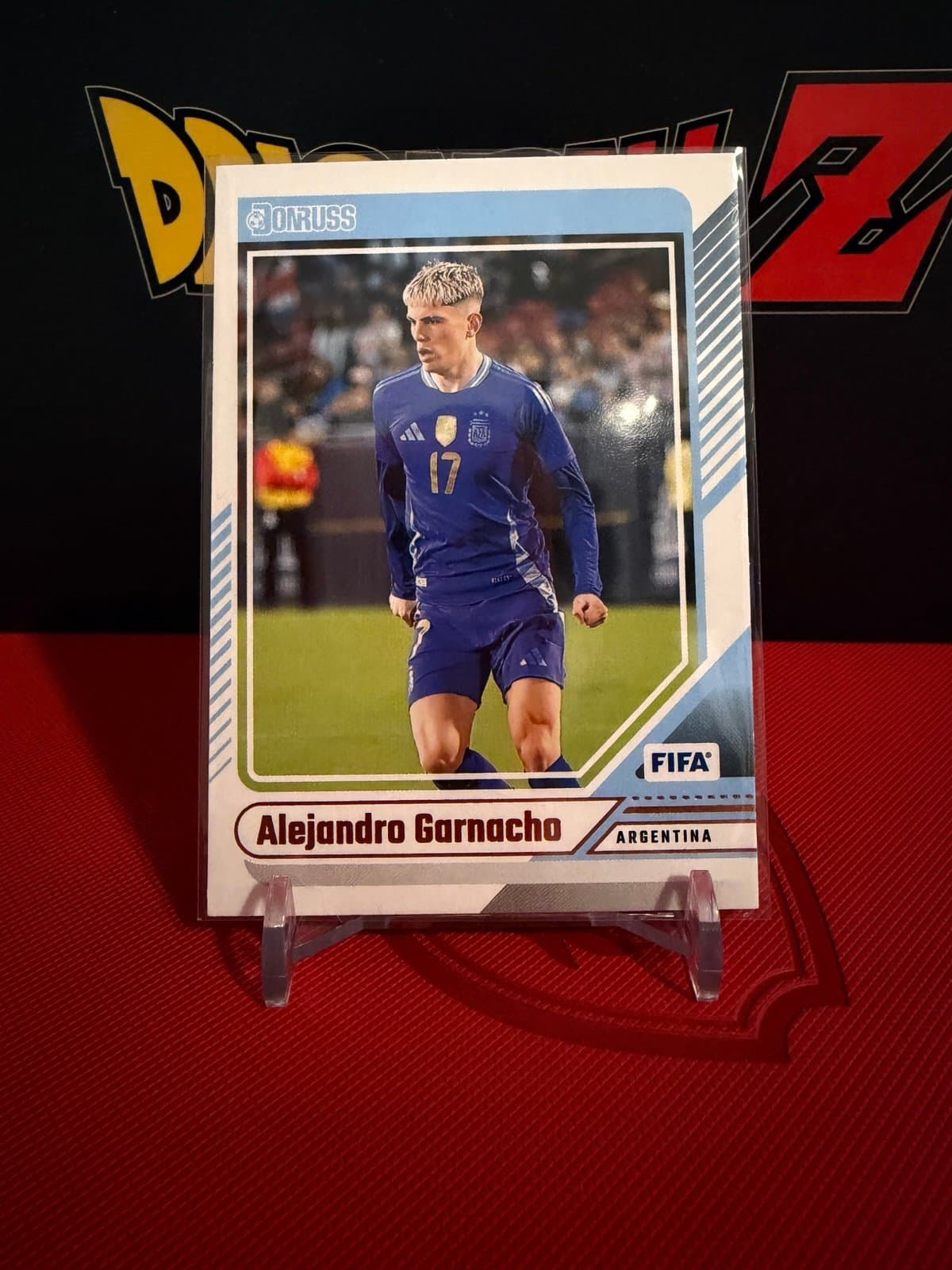 ALEJANDRO GARNACHO 2024-25 Panini Donruss Soccer #77 FIFA Argentina - Thumbnail 2