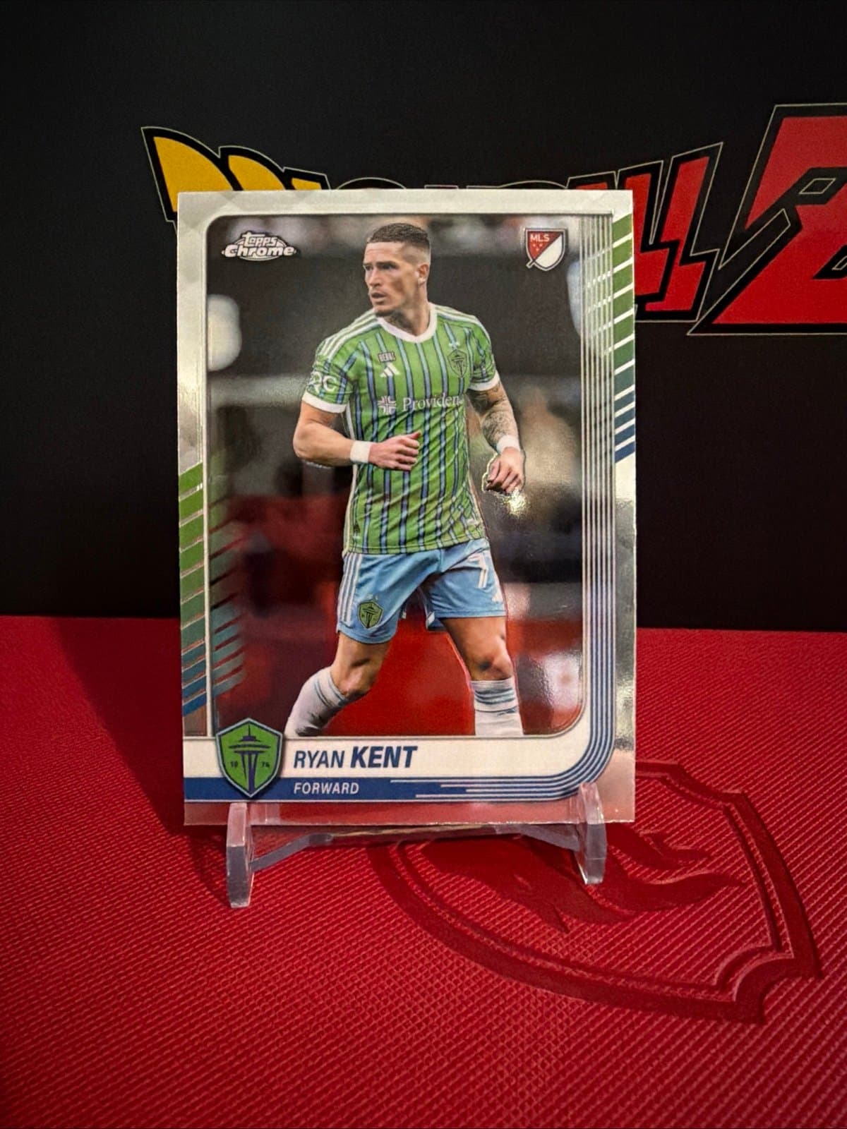 2025 Topps Chrome MLS #22 Ryan Kent - Seattle Sounders FC - Image 1