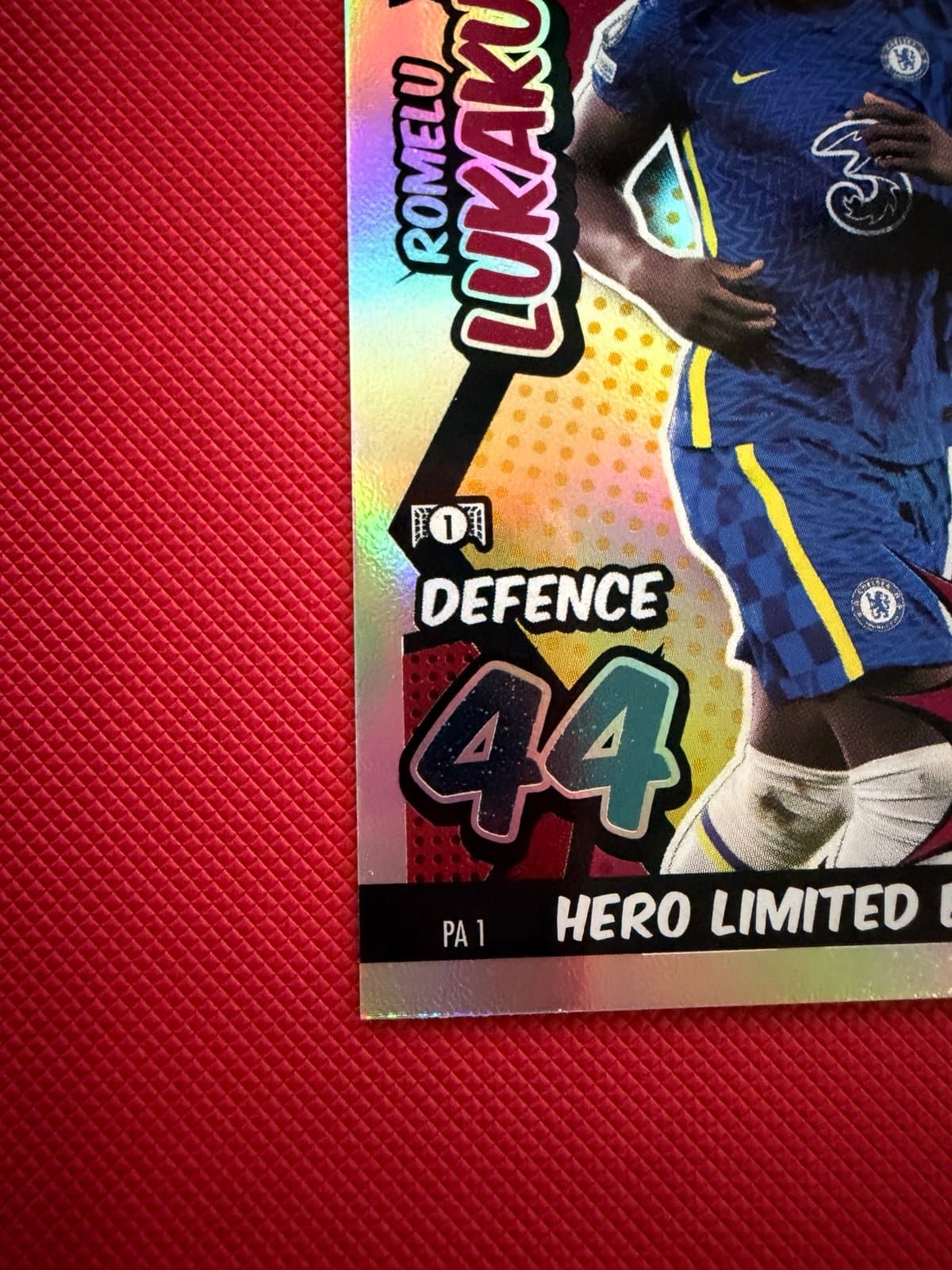 2021-22 Topps Match Attax Hero LE #PA1 Romelu Lukaku - Chelsea FC - Thumbnail 3
