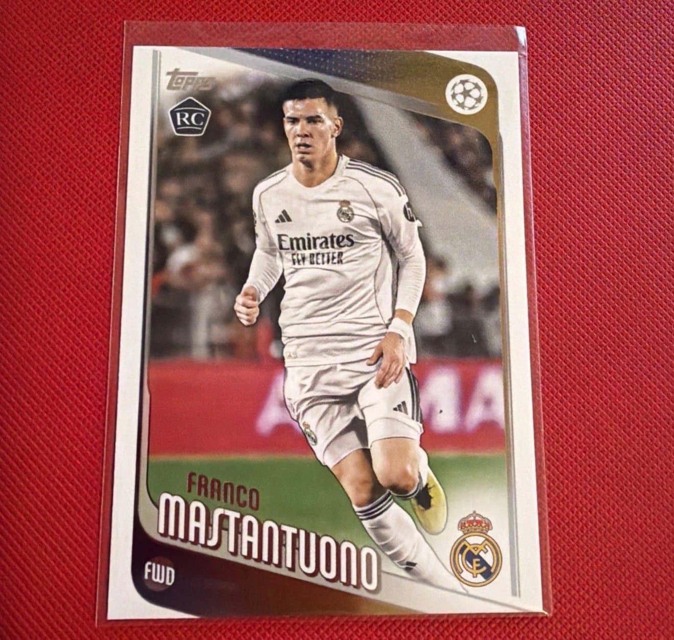 2025-26 Topps FLAGSHIP UEFA Club Competitions #172 Franco Mastantuono Rookie