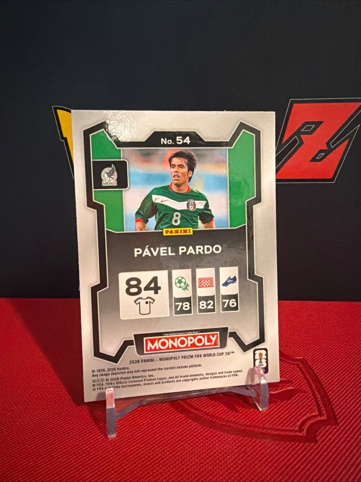 Pavel Pardo 2026 Panini Prizm Monopoly FIFA World Cup #54 Base Mexico - Thumbnail 4