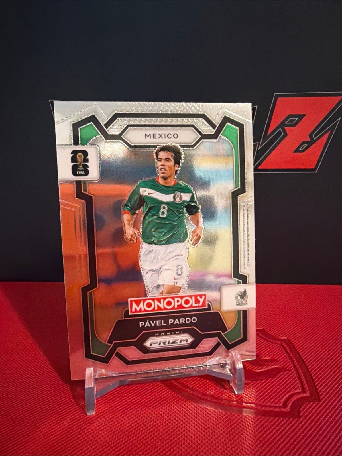 Pavel Pardo 2026 Panini Prizm Monopoly FIFA World Cup #54 Base Mexico - Image 1