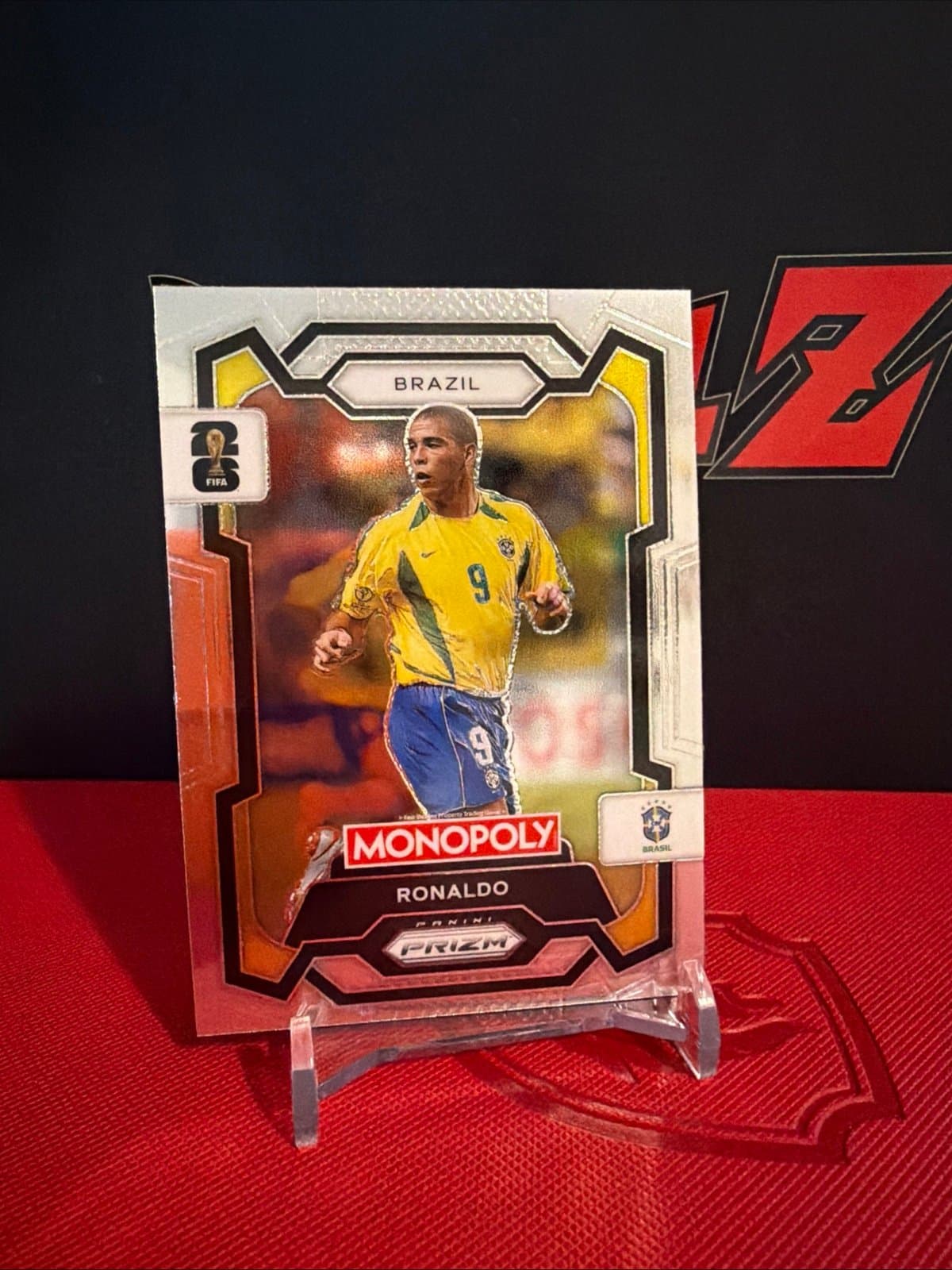 Ronaldo 2026 Panini Prizm Monopoly FIFA World Cup #16 Base Brazil - Image 1