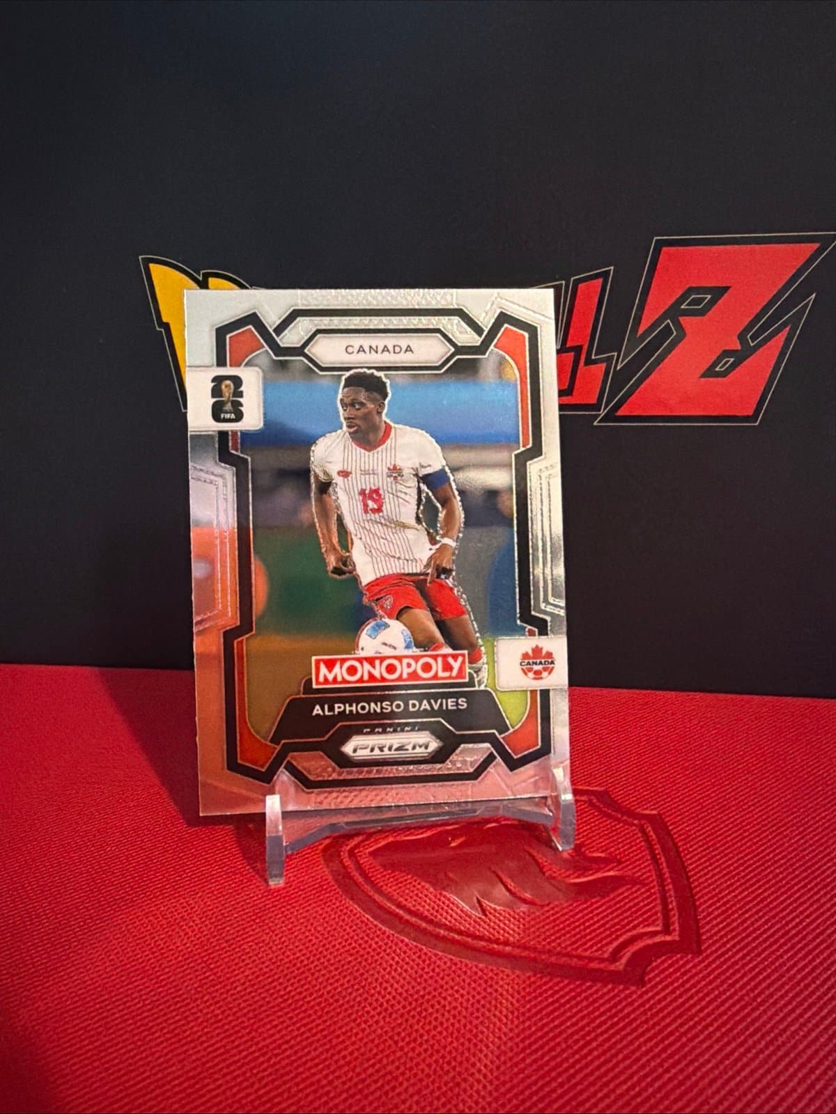 ALPHONSO DAVIES 2026 Panini Monopoly Prizm FIFA World Cup Soccer Card #78 Canada - Thumbnail 2