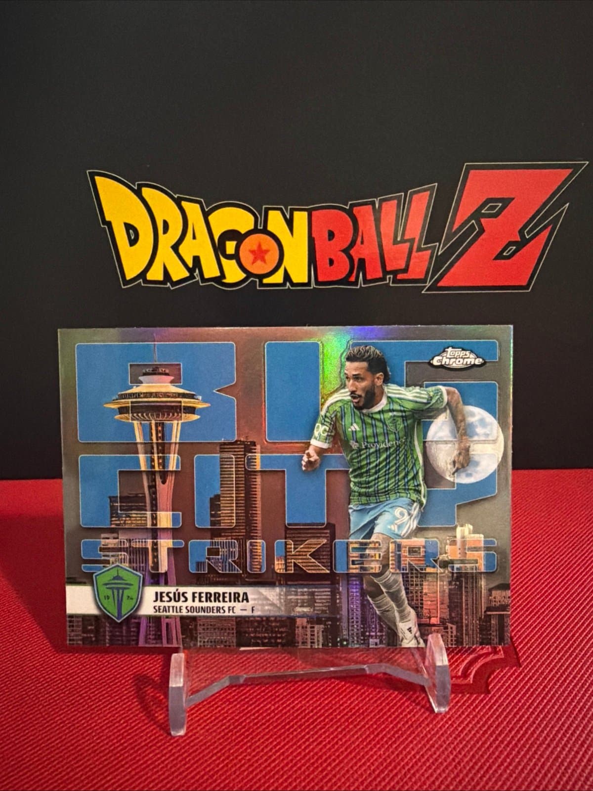 2025 Topps Chrome MLS #BCS-16 Jesus Ferreira Big City Strikers - Thumbnail 2