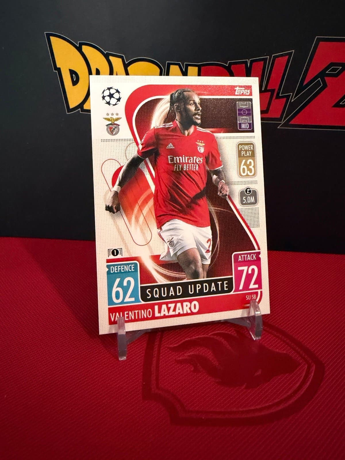 2021-22 Topps UEFA Champions League Match Attax Valentino Lazaro Squad Update - Thumbnail 2