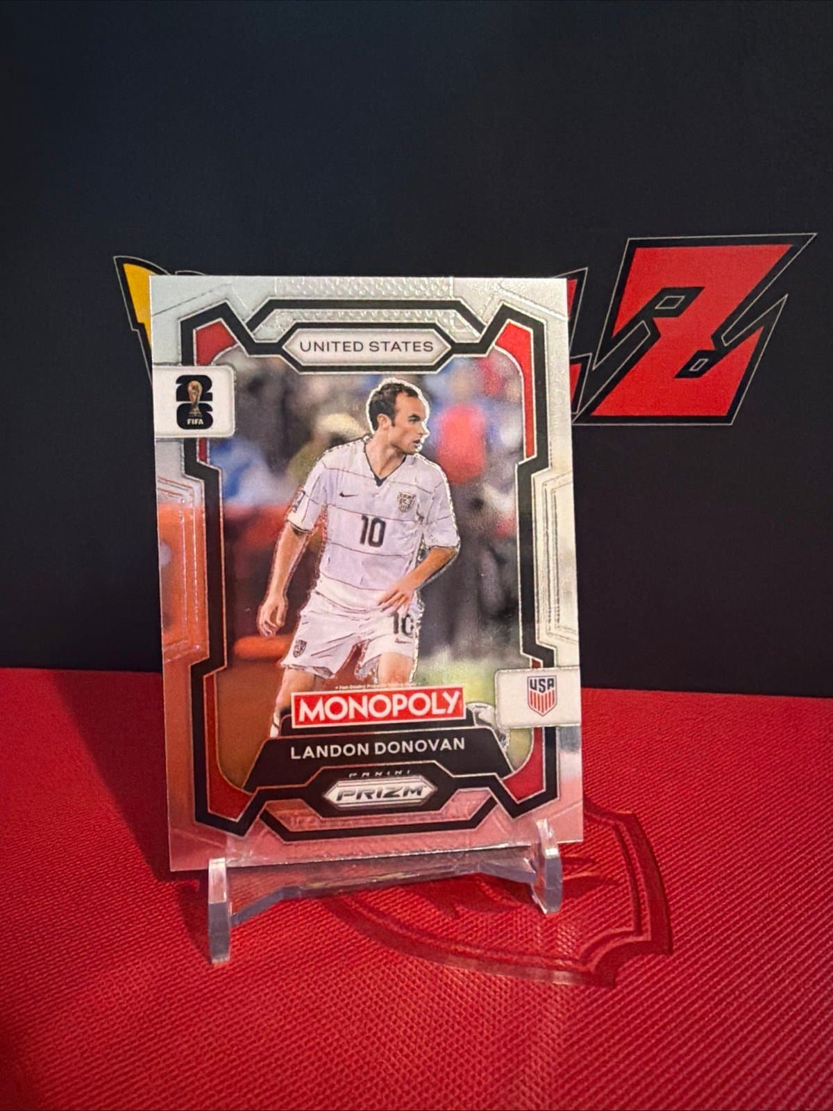 Landon Donovan 2026 Panini Prizm Monopoly FIFA World Cup #48 Base USA - Thumbnail 2