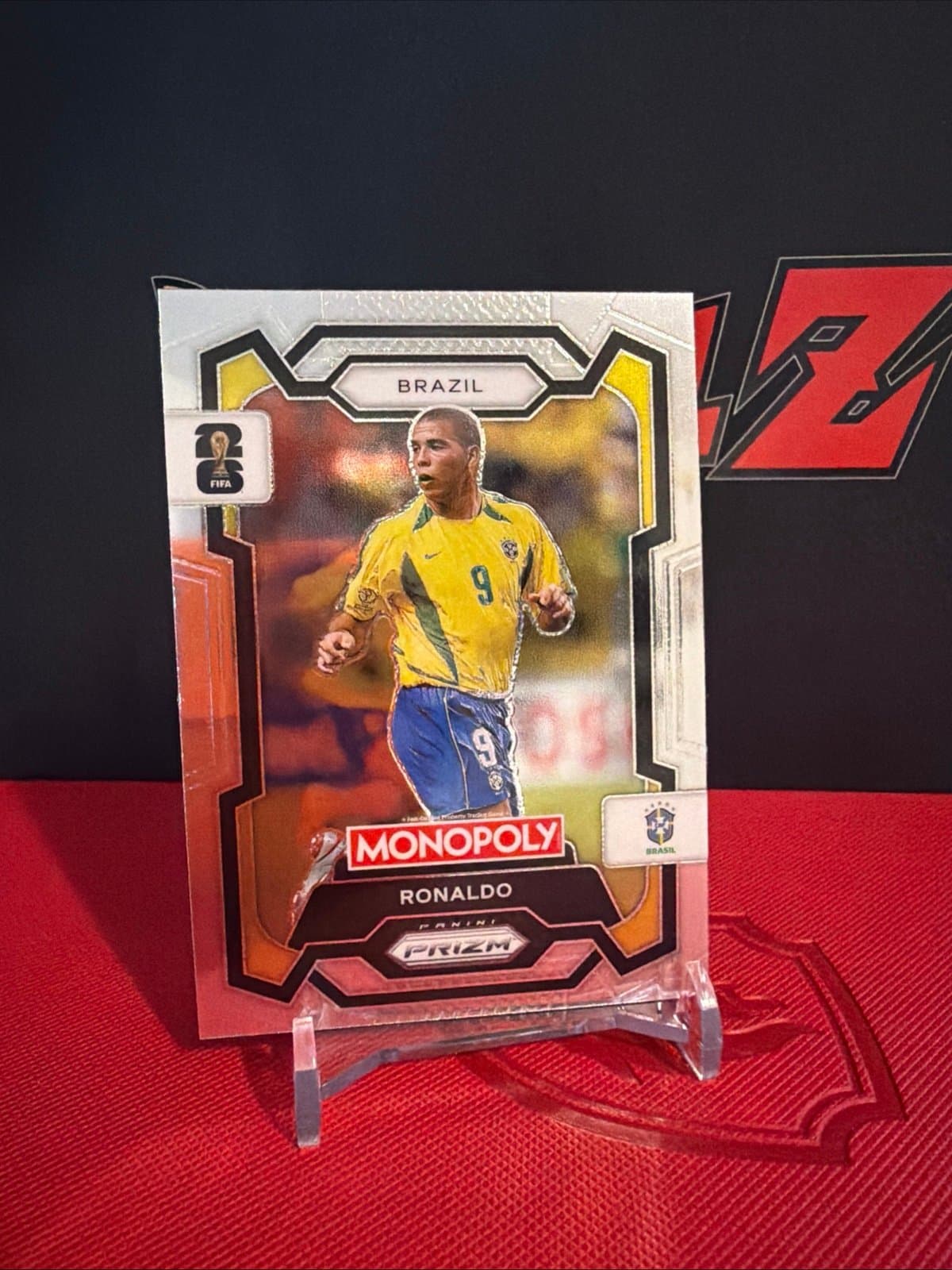 Ronaldo 2026 Panini Prizm Monopoly FIFA World Cup #16 Base Brazil - Thumbnail 2