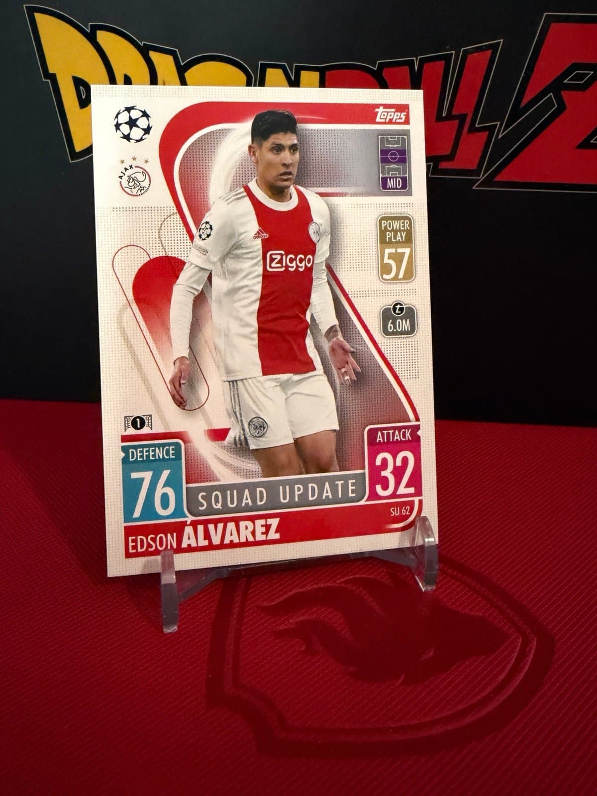2021-22 Topps Match Attax Champions & Europa - Squad Update #SU62 Edson Álvarez - Thumbnail 2