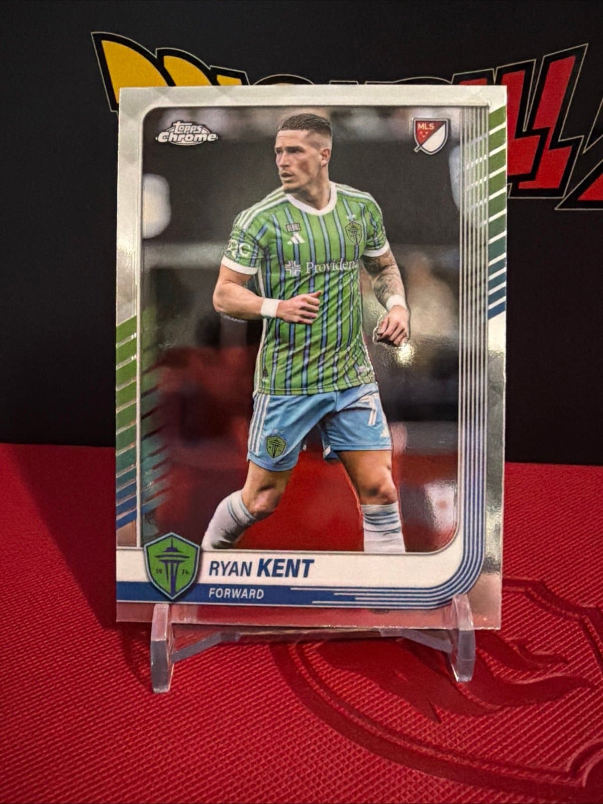 2025 Topps Chrome MLS #22 Ryan Kent - Seattle Sounders FC - Thumbnail 2