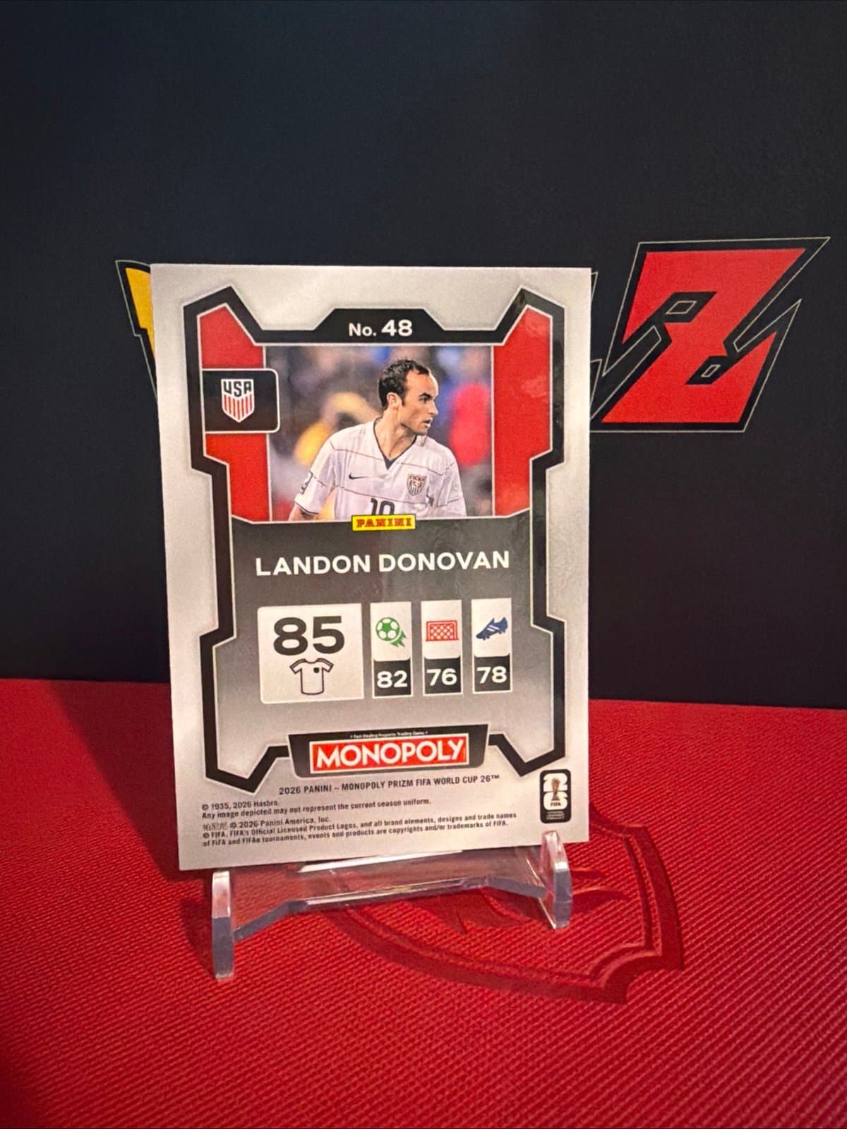 Landon Donovan 2026 Panini Prizm Monopoly FIFA World Cup #48 Base USA - Thumbnail 3