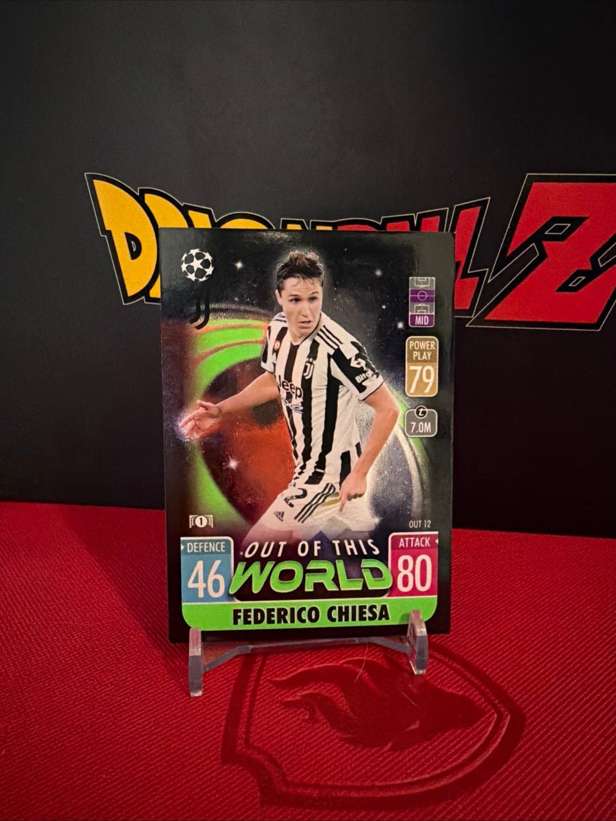 FEDERICO CHIESA 2022 Topps Match Attax EXtra Out of This World #OUT-12 Juventus - Image 1