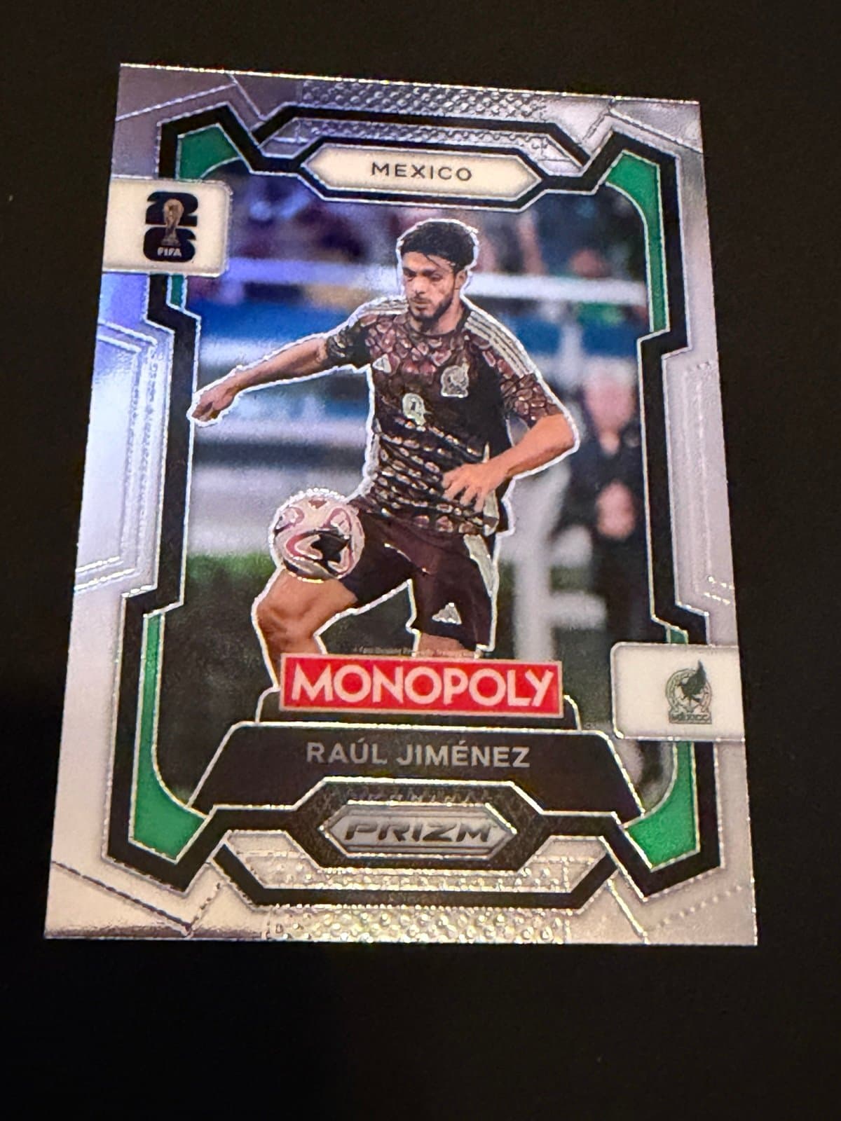 2026 Panini Prizm Monopoly FIFA World Cup Raul Jimenez Card #58 Mexico - Image 1