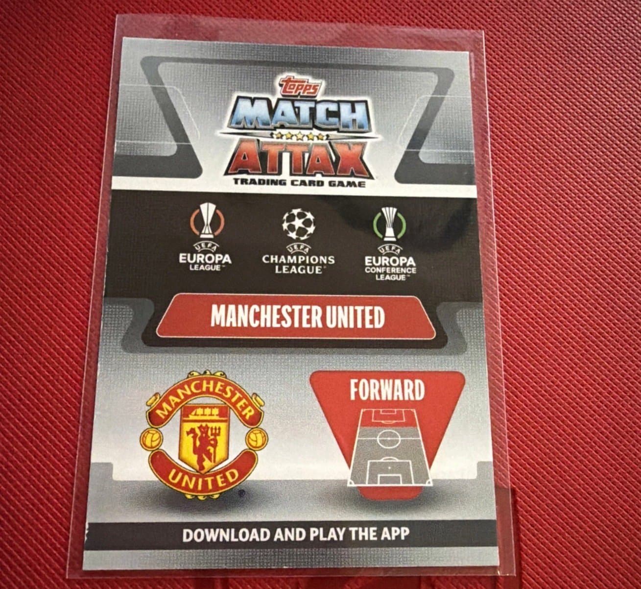 2021 Topps Match Attax #MOTM 4 Marcus Rashford Manchester United Soccer Card - Thumbnail 2