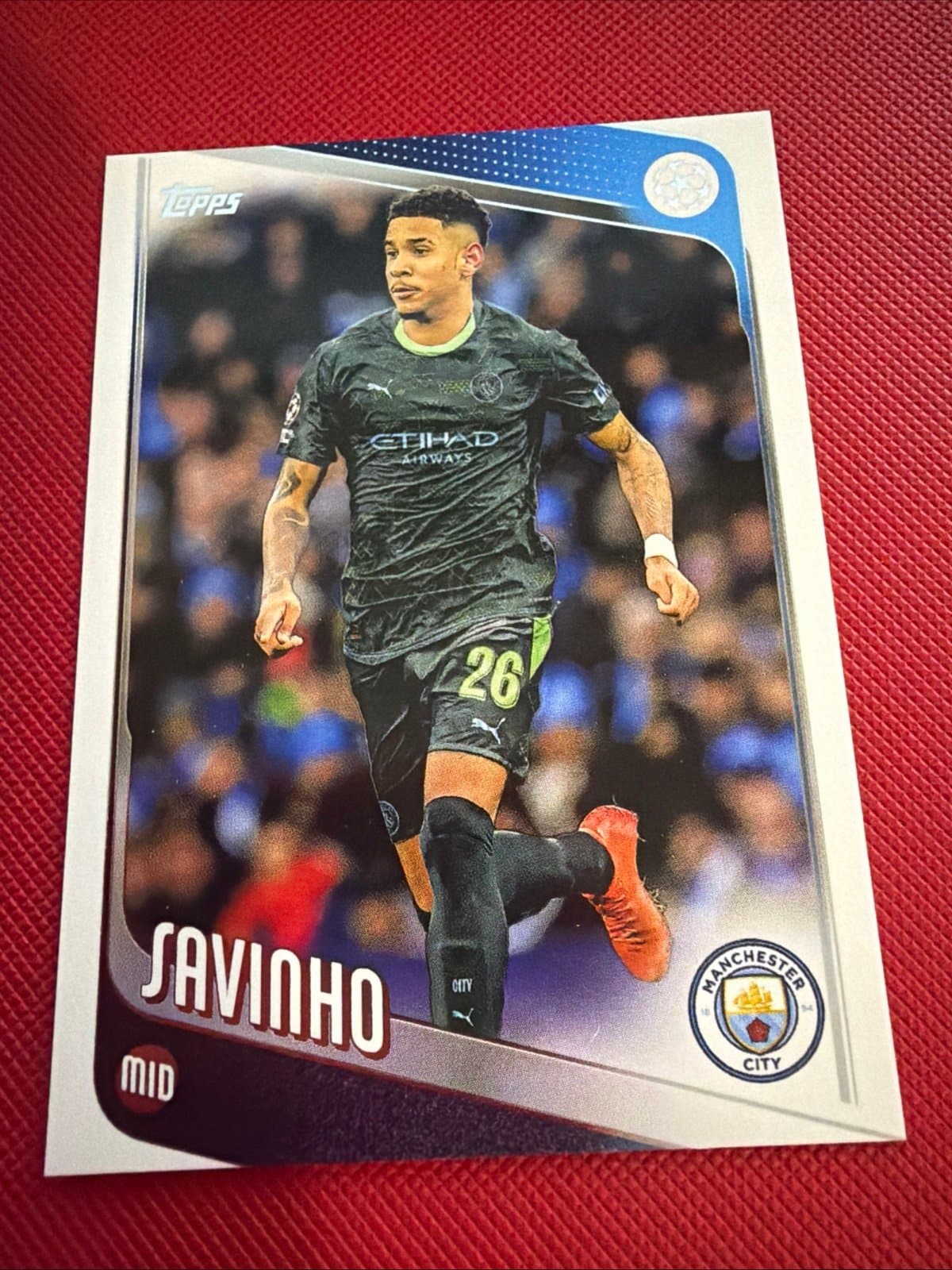 2025-26 Topps FLAGSHIP UEFA Club Competitions #33 Savinho, Manchester City