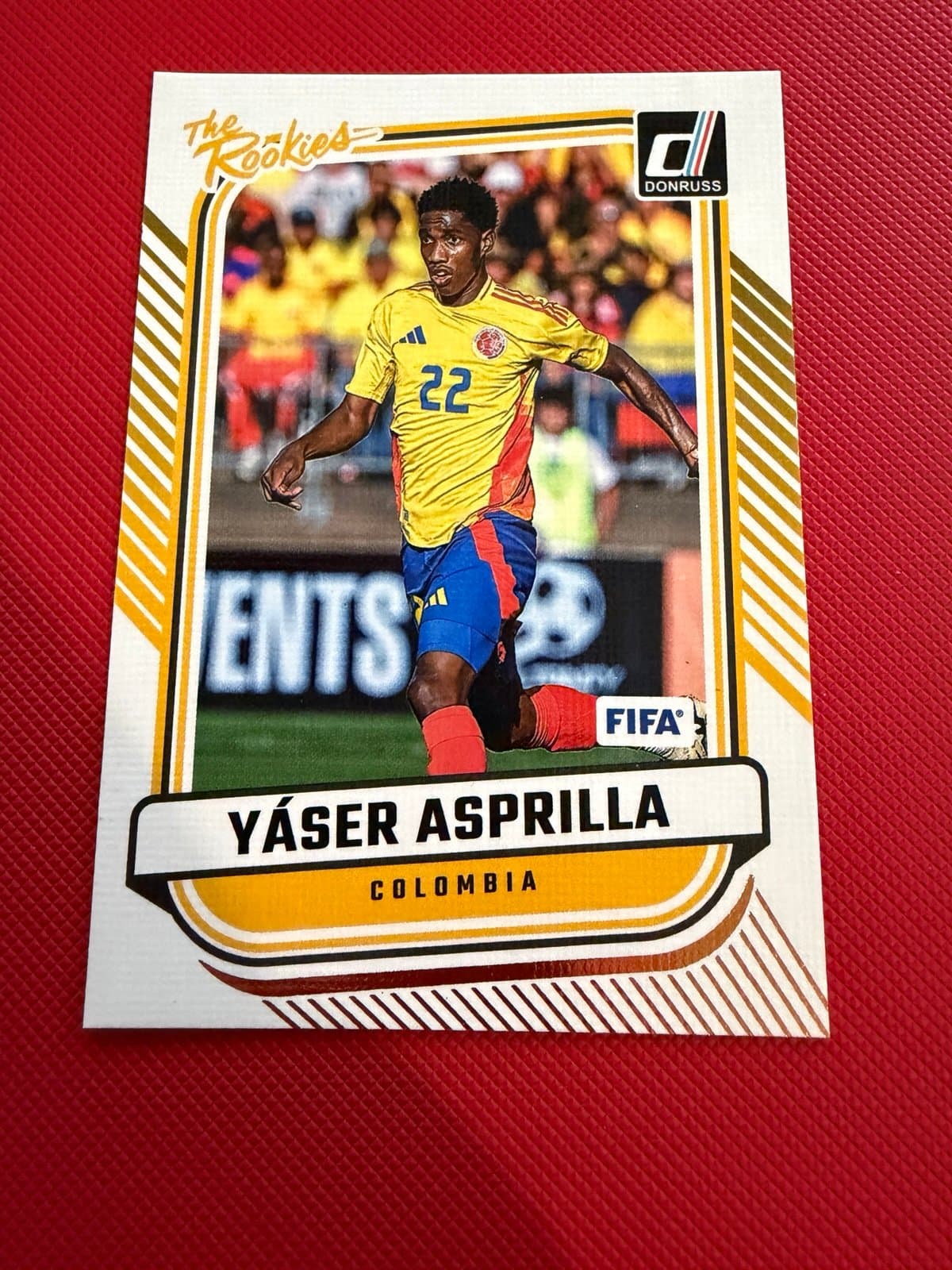 2024-25 Panini Soccer Donruss Yaser Asprilla The Rookies Colombia #7 - Thumbnail 2