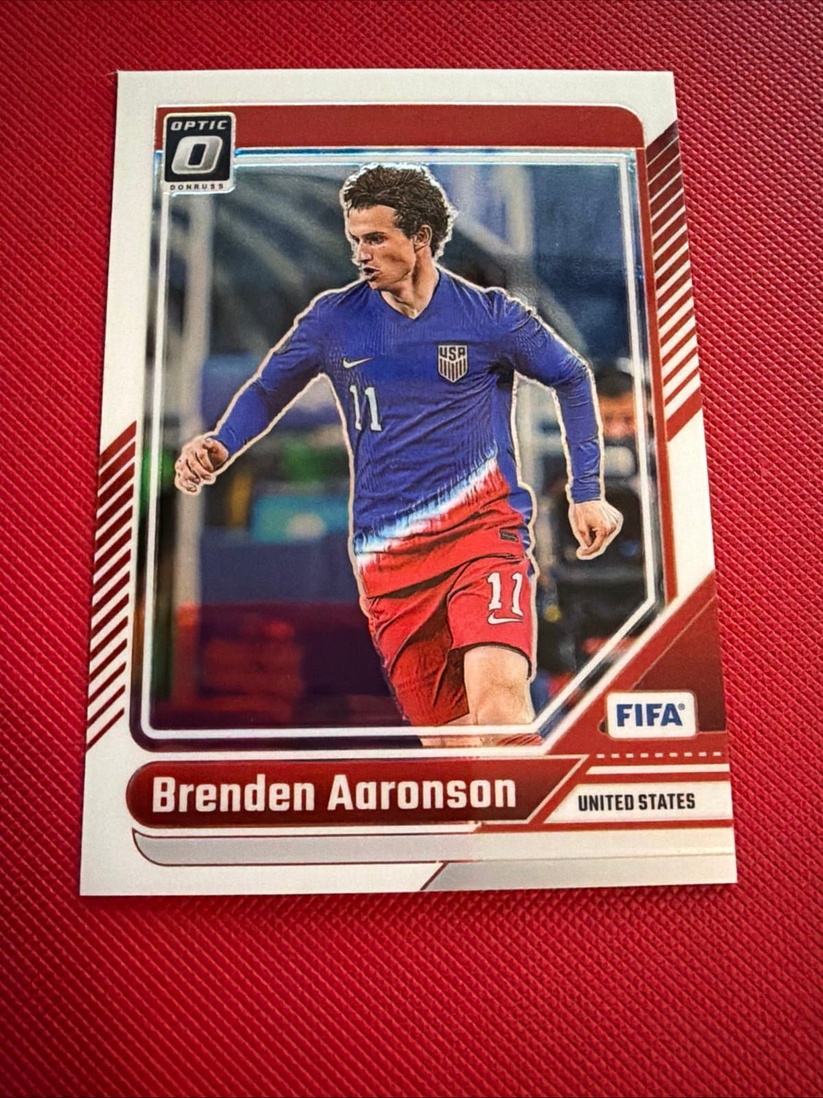 2024-25 Donruss Optic #11 Brenden Aaronson