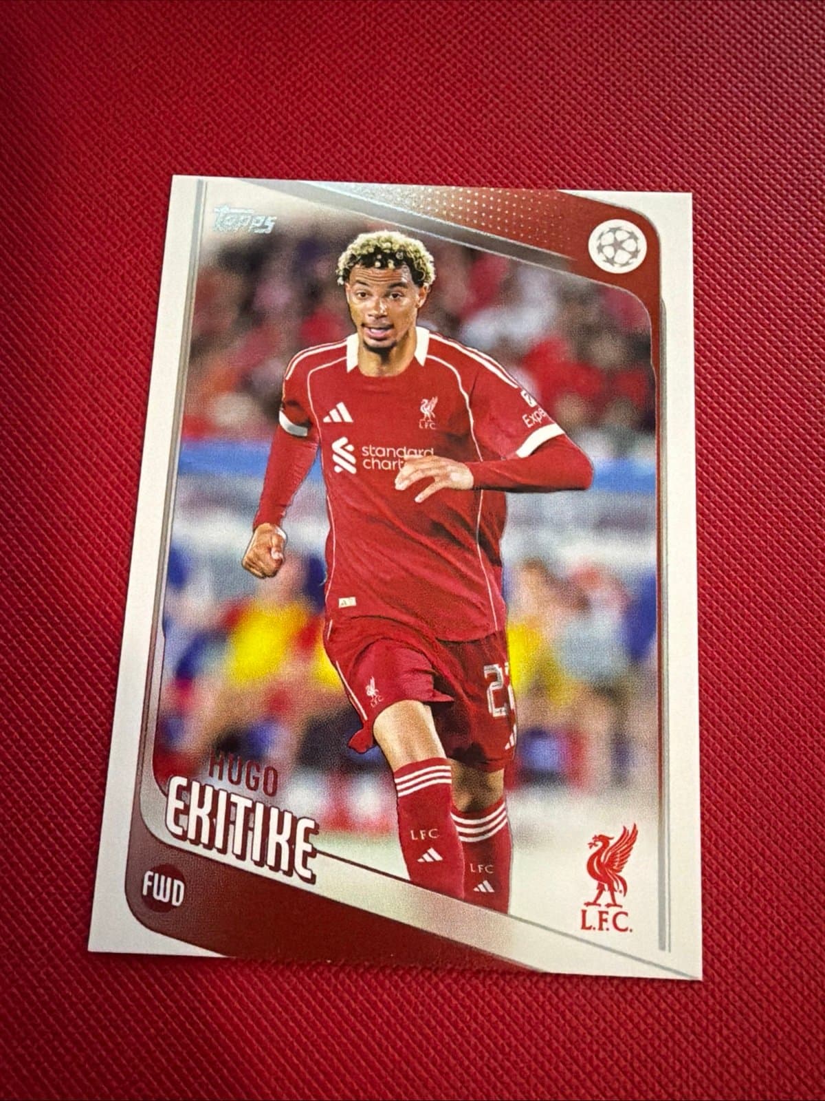 Hugo Ekitike 2025-26 Topps UEFA Club Competitions #176 Base