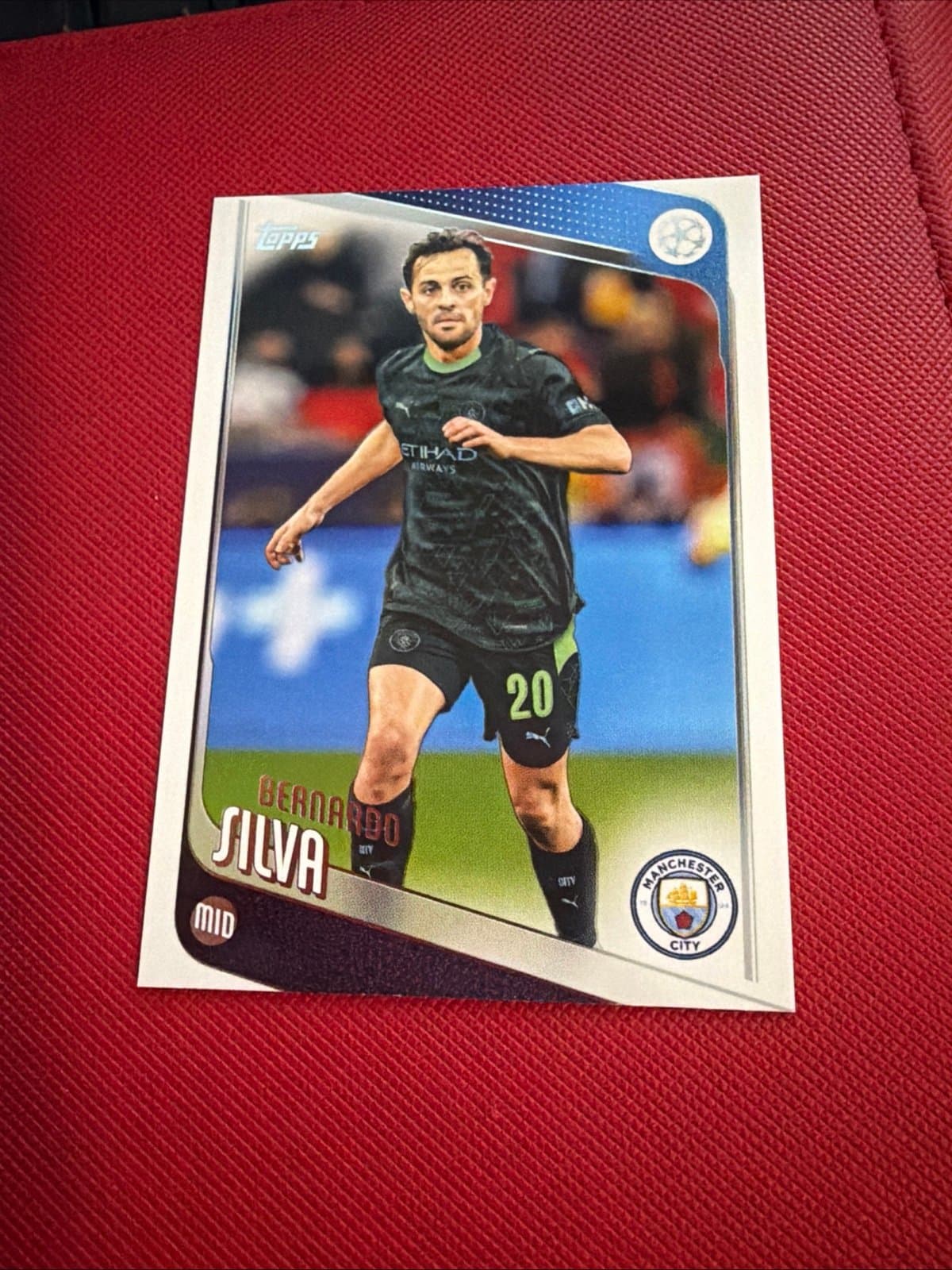 2025-26 Topps FLAGSHIP UEFA Club Competitions #2 Bernardo Silva, Manchester City