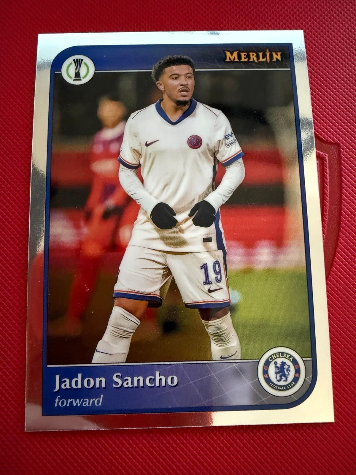 2025 Topps Merlin UEFA Conference League Jadon Sancho Chelsea FC Base #25