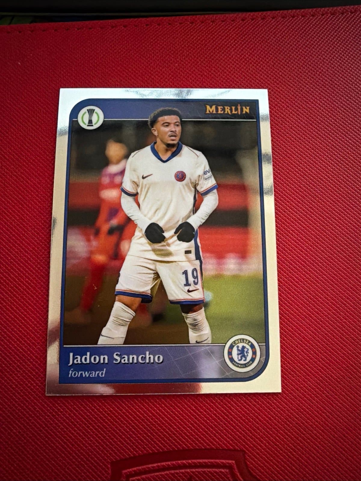 2025 Topps Merlin UEFA Conference League Jadon Sancho Chelsea FC Base #25 - Thumbnail 2