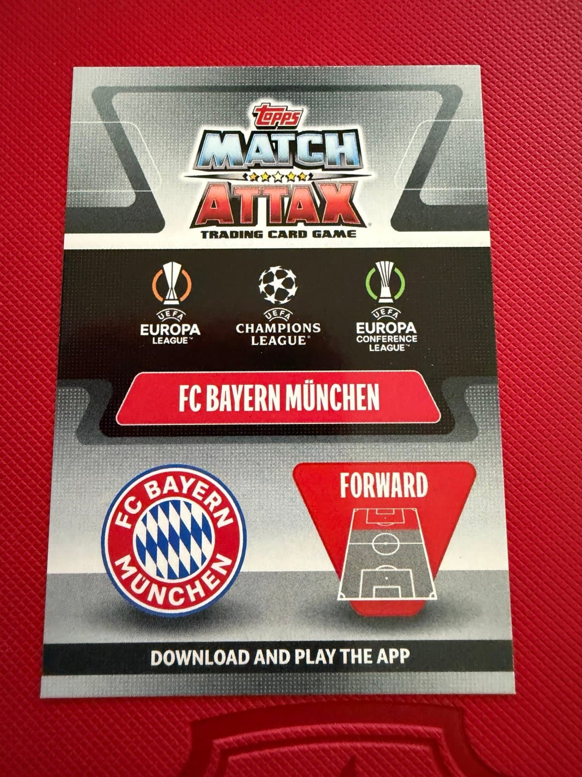 TOPPS Match Attax Extra Kingsley Coman BLUE CRACKED ICE card #SU 37 - Thumbnail 2