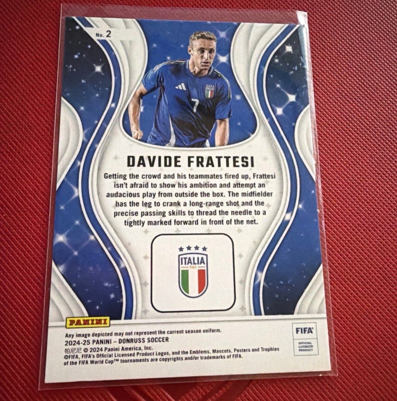 2024-25 Panini Donruss Fifa - Davide Frattise Magician Italy - Thumbnail 2
