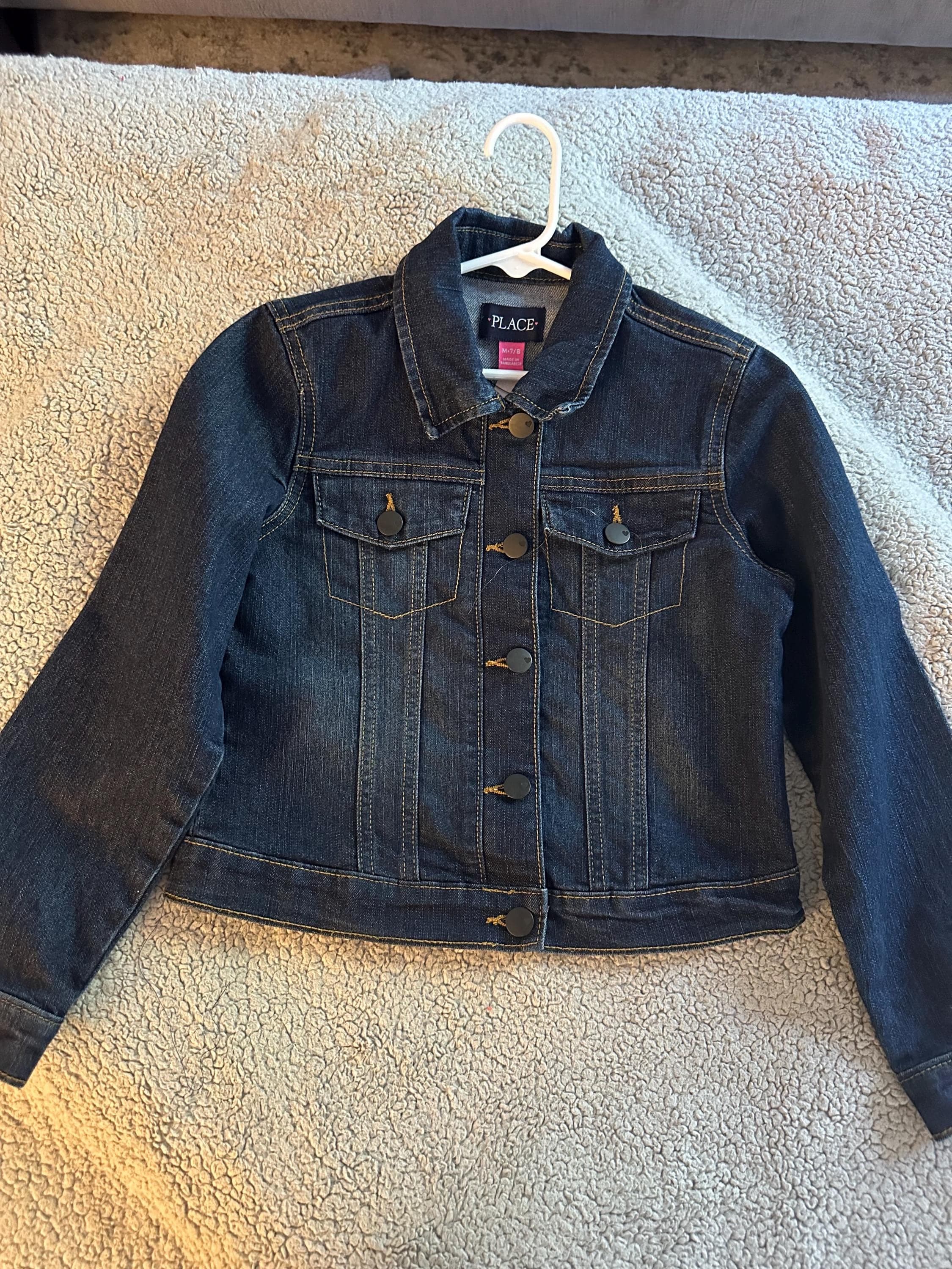 Denim jacket Minecraft on back - Thumbnail 2