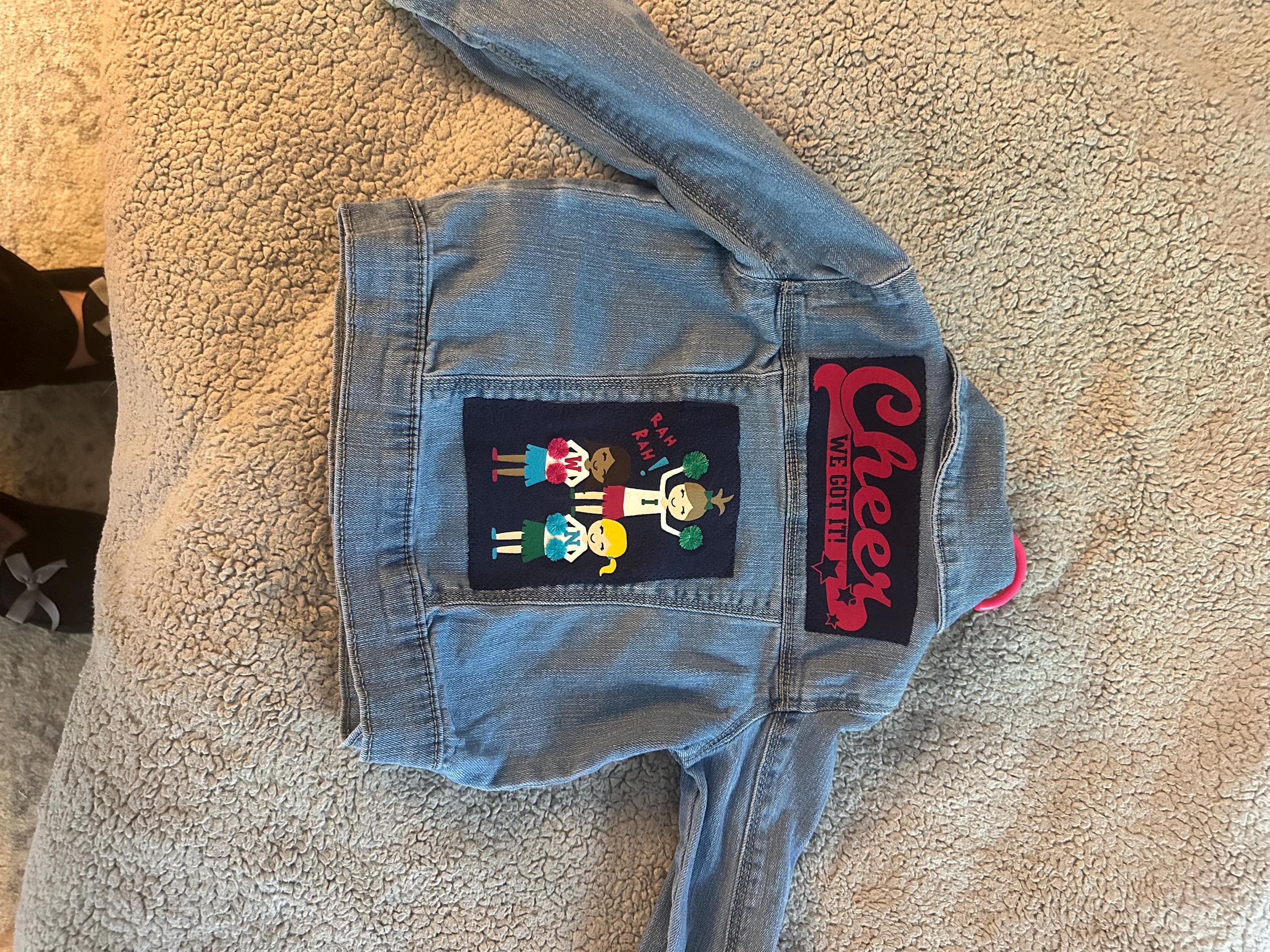 Denim jacket cheer - Image 1