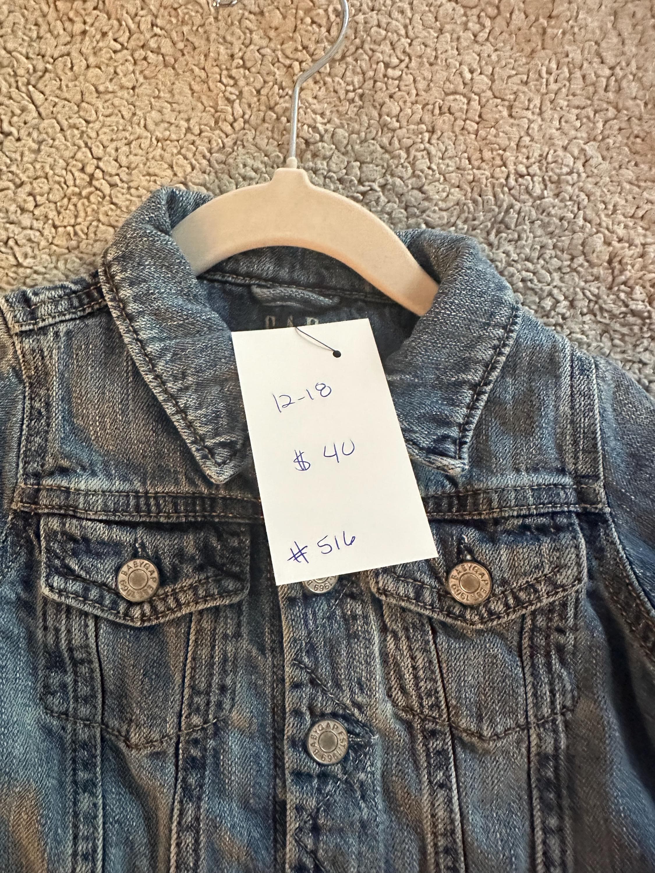 Denim jacket Grandpa’s sidekick on the back - Thumbnail 3