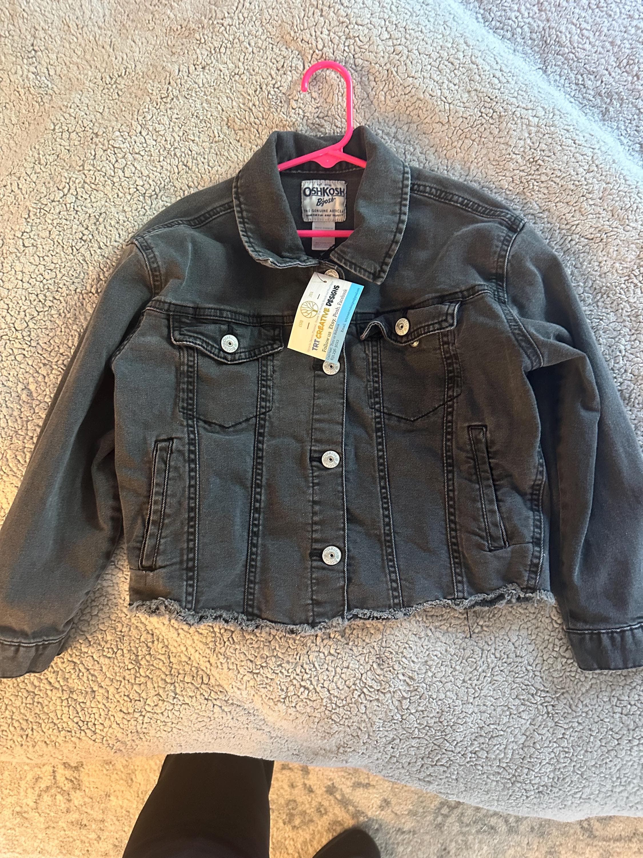 Denim jacket with NY Yankees on back - Thumbnail 2