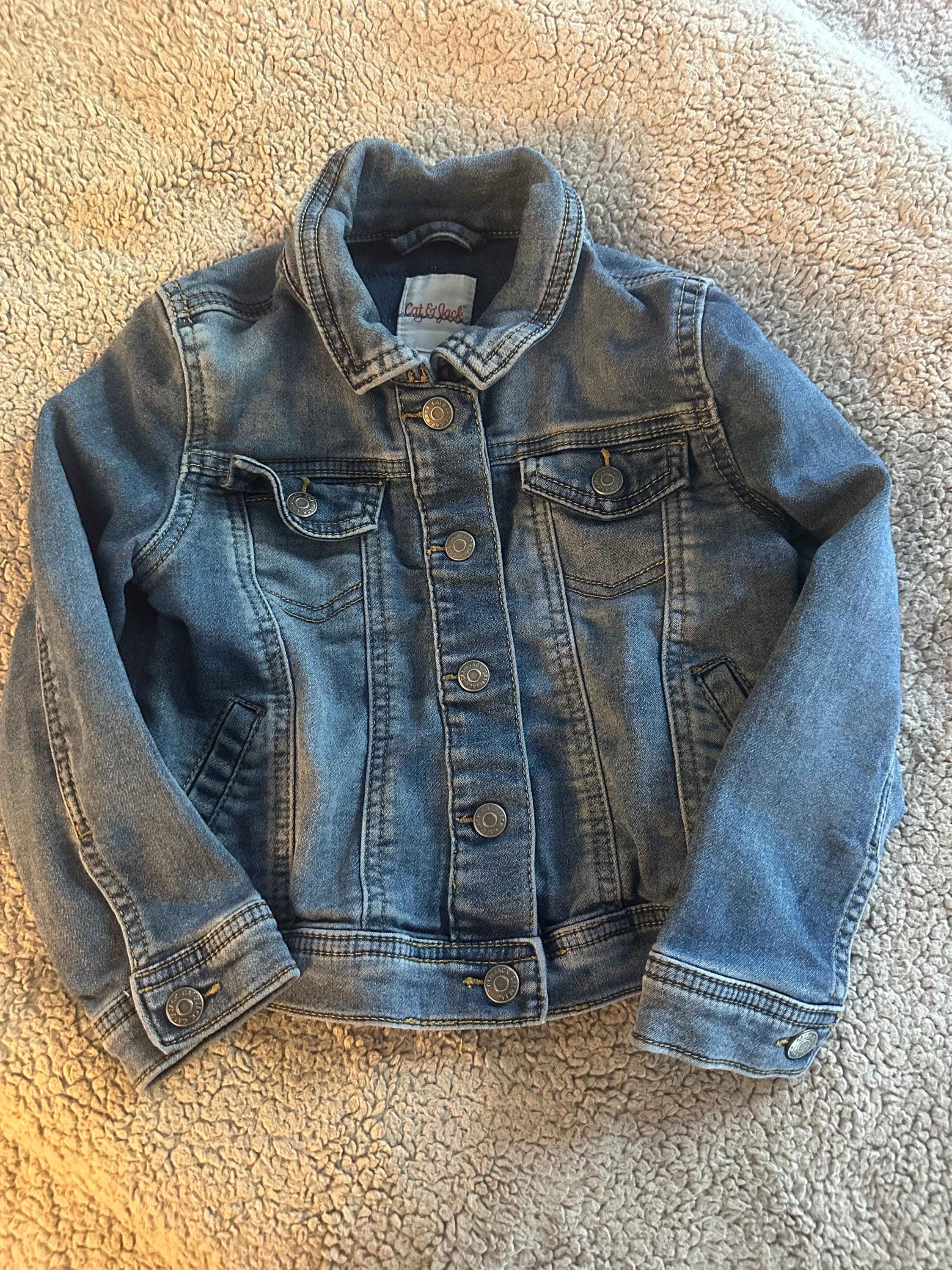 Denim jacket with Carhartt image on back - Thumbnail 2