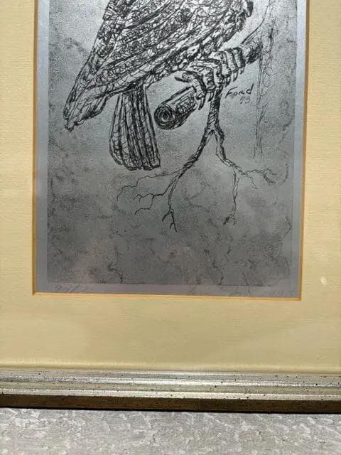 Silver Owl Framed Print By Ford - Thumbnail 2