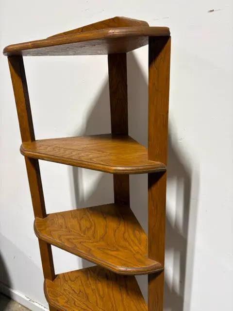 Wooden 6 Shelf Corner Shelf - Thumbnail 2