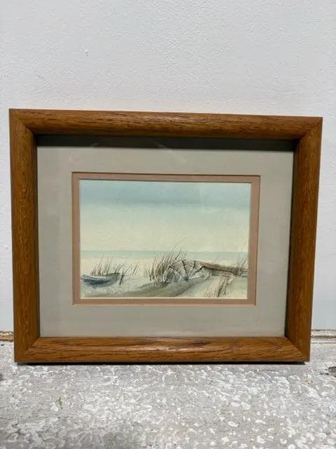 Framed Seaside Print - Image 1